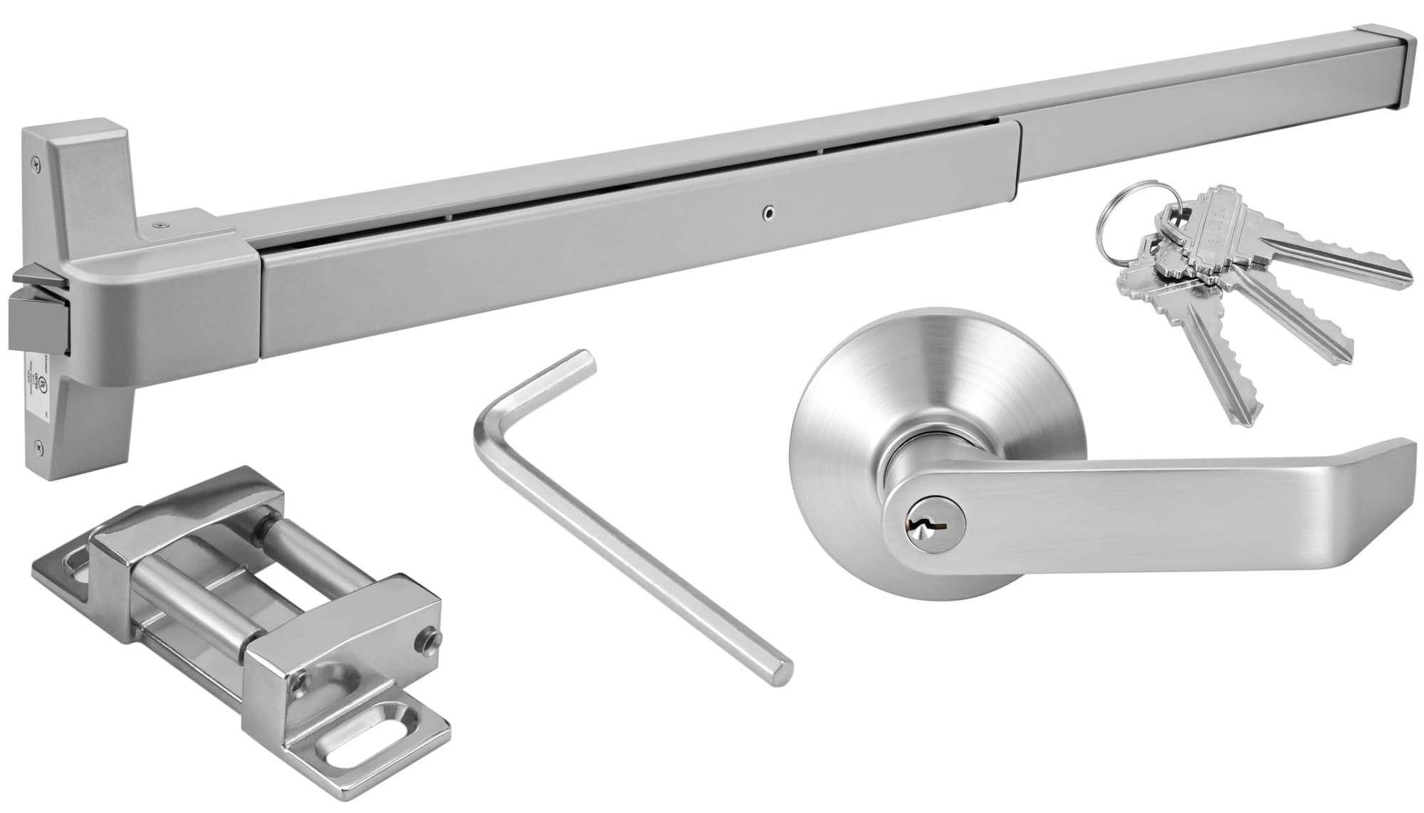 JOWEI Commercial Panic Exit Device with Lever Handle UL 500 ANSI Grade ...