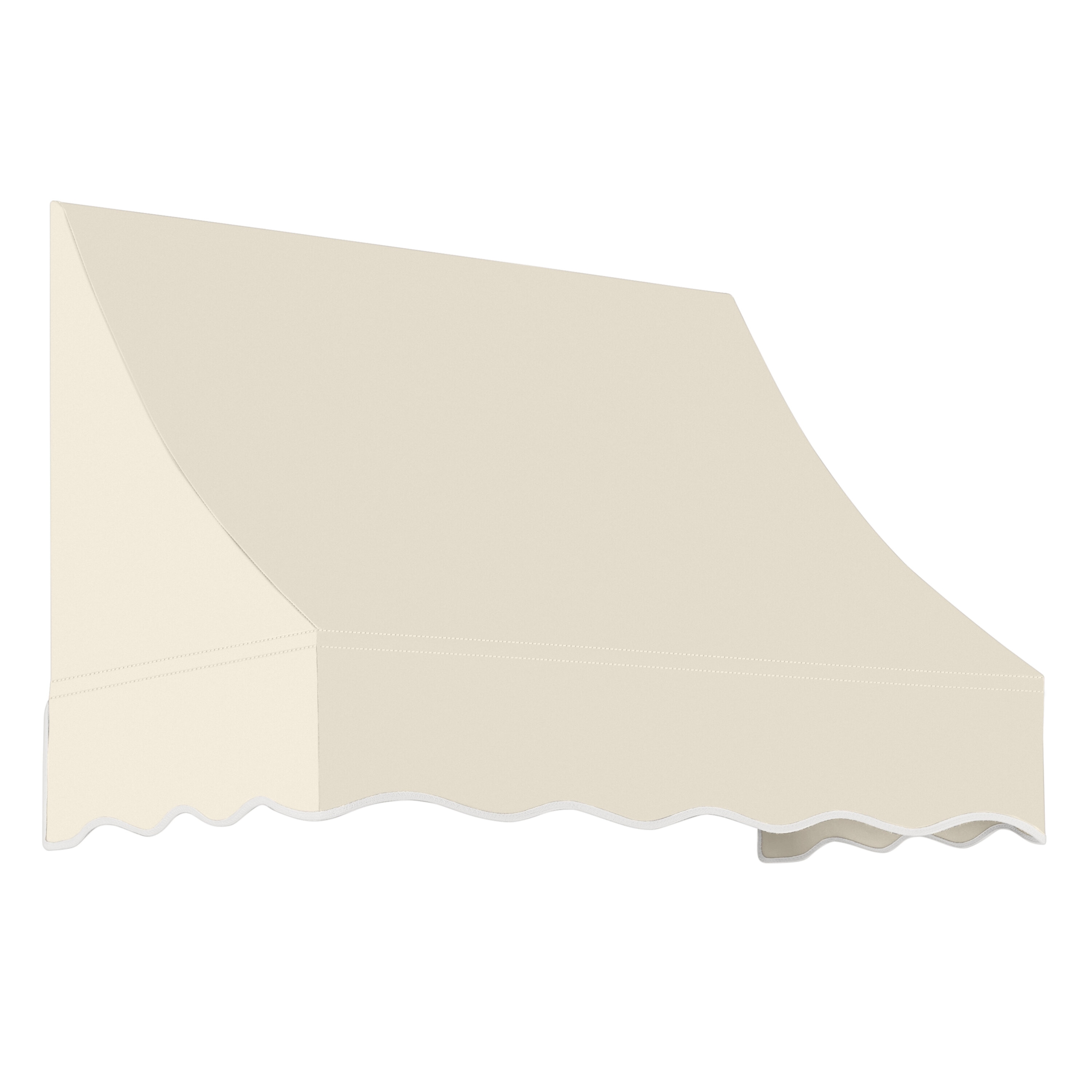 Awntech NT33-L-3L Nantucket 40.5-in Wide x 36-in Projection x 44-in Height Fabric Linen Solid Fixed Window/Door Awning