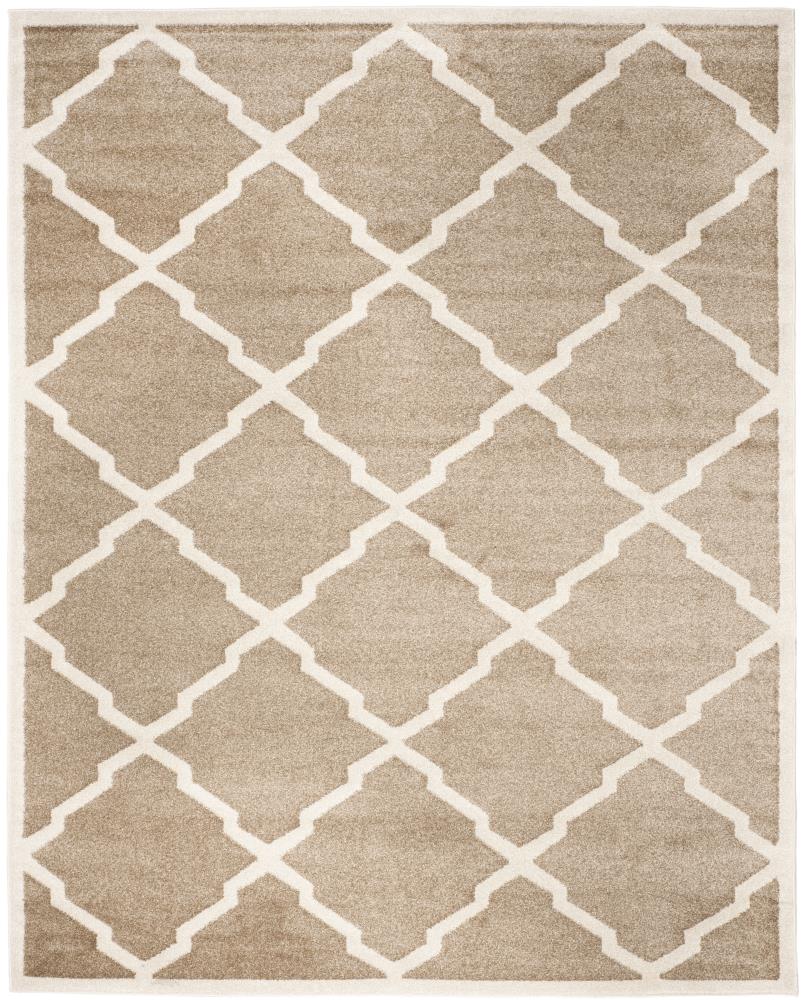 Safavieh AMT421S-10 Lowell 10 x 14 (ft) Loomed Polypropylene Wheat/Beige Rectangular Indoor Trellis Area rug