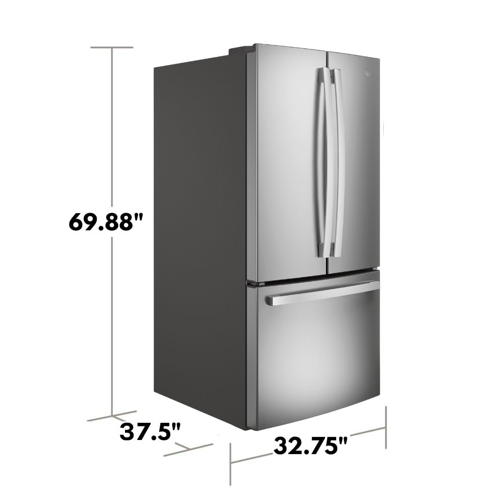 GE GNE25JYKFS French-Door-Refrigerators - View #17
