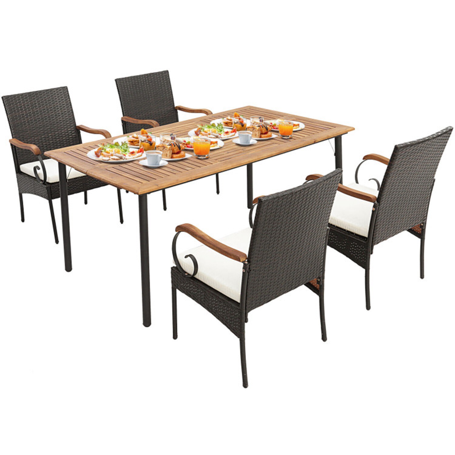 GZMR GZ1802-YLWB Patio-Dining-Sets - View #7