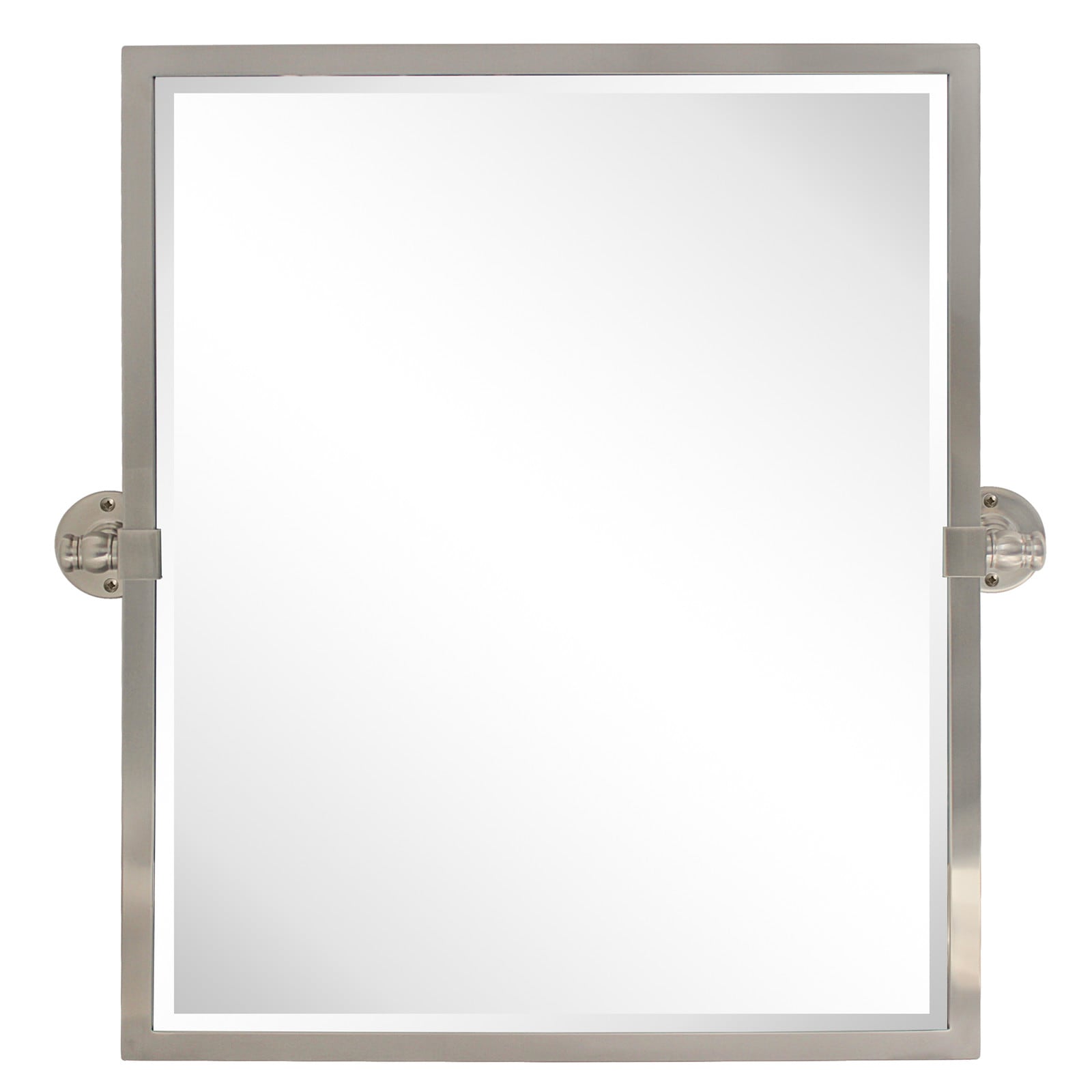 TEHOME GC-00166 Blakley 20-Inches x 24-Inches Beveled Rectangle Tilting Bathroom Vanity Mirror ( Brushed Nickel )