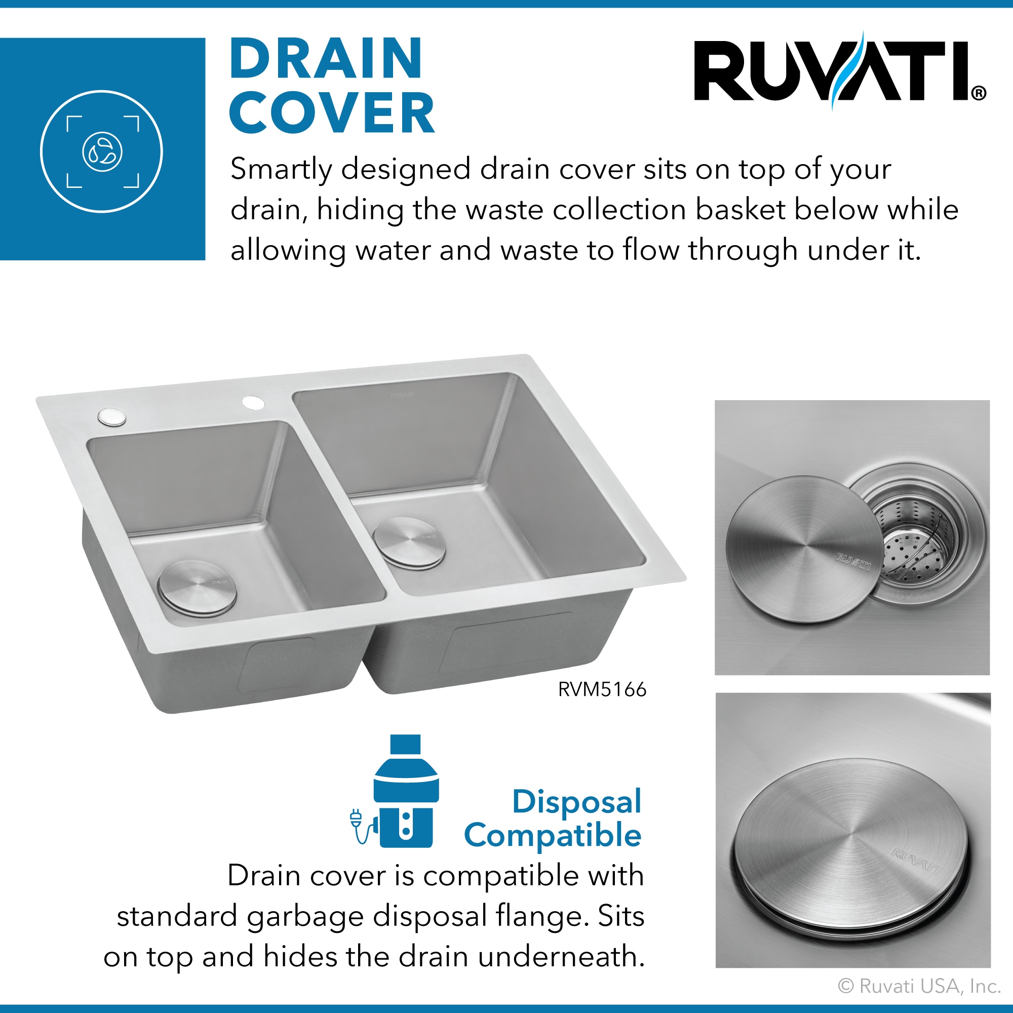 Ruvati RVM5166 Kitchen-Sinks - View #7