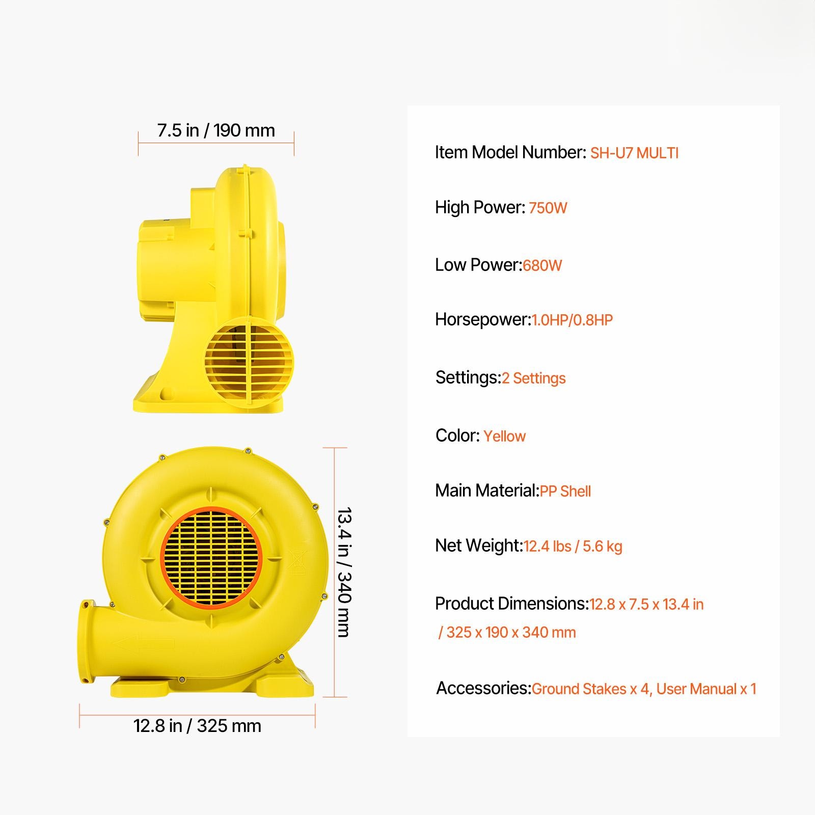 LOVMOR SF-W-T3342P476292 Blower-Fans - View #4