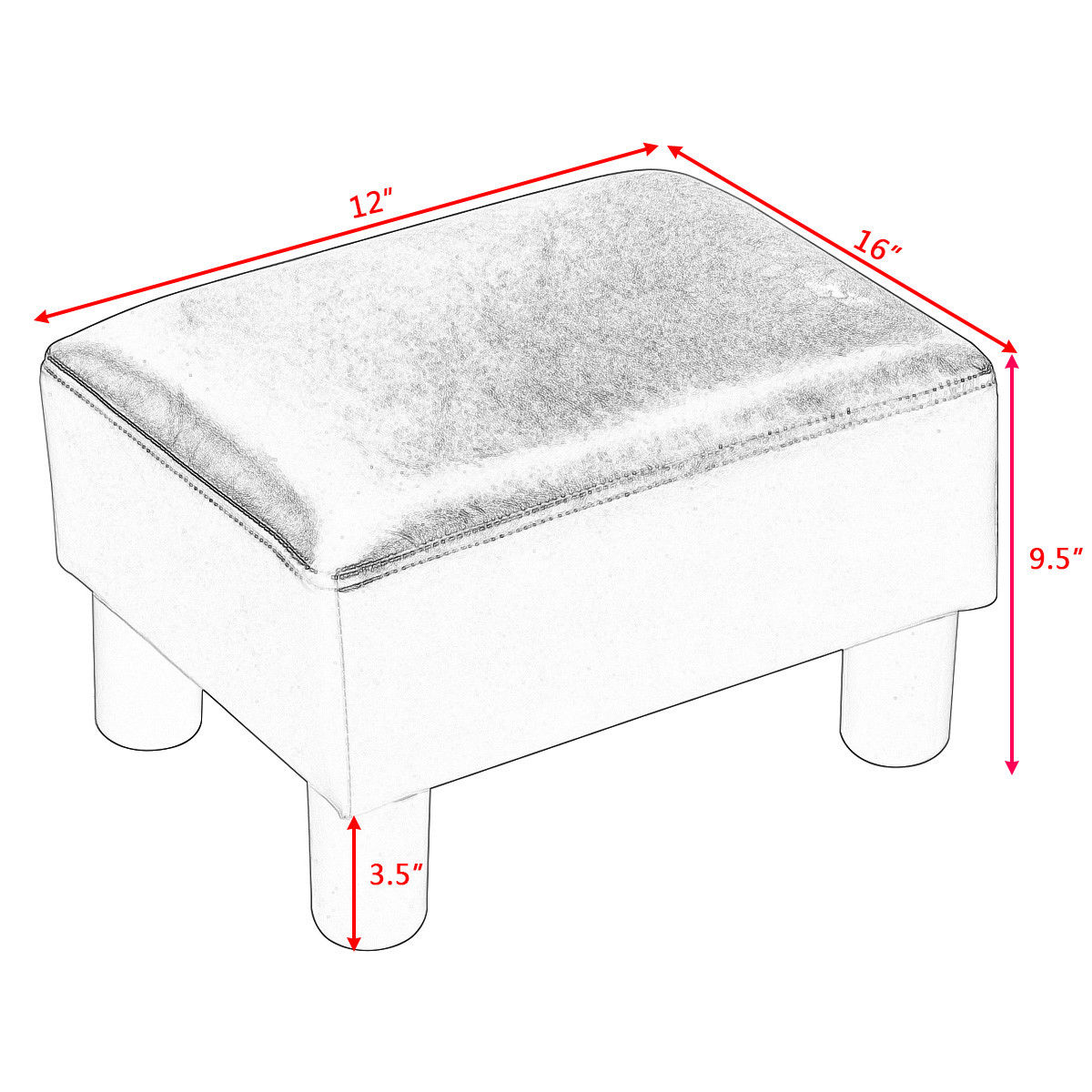 LIVIZA OUG56300BK Indoor-Ottomans - View #7