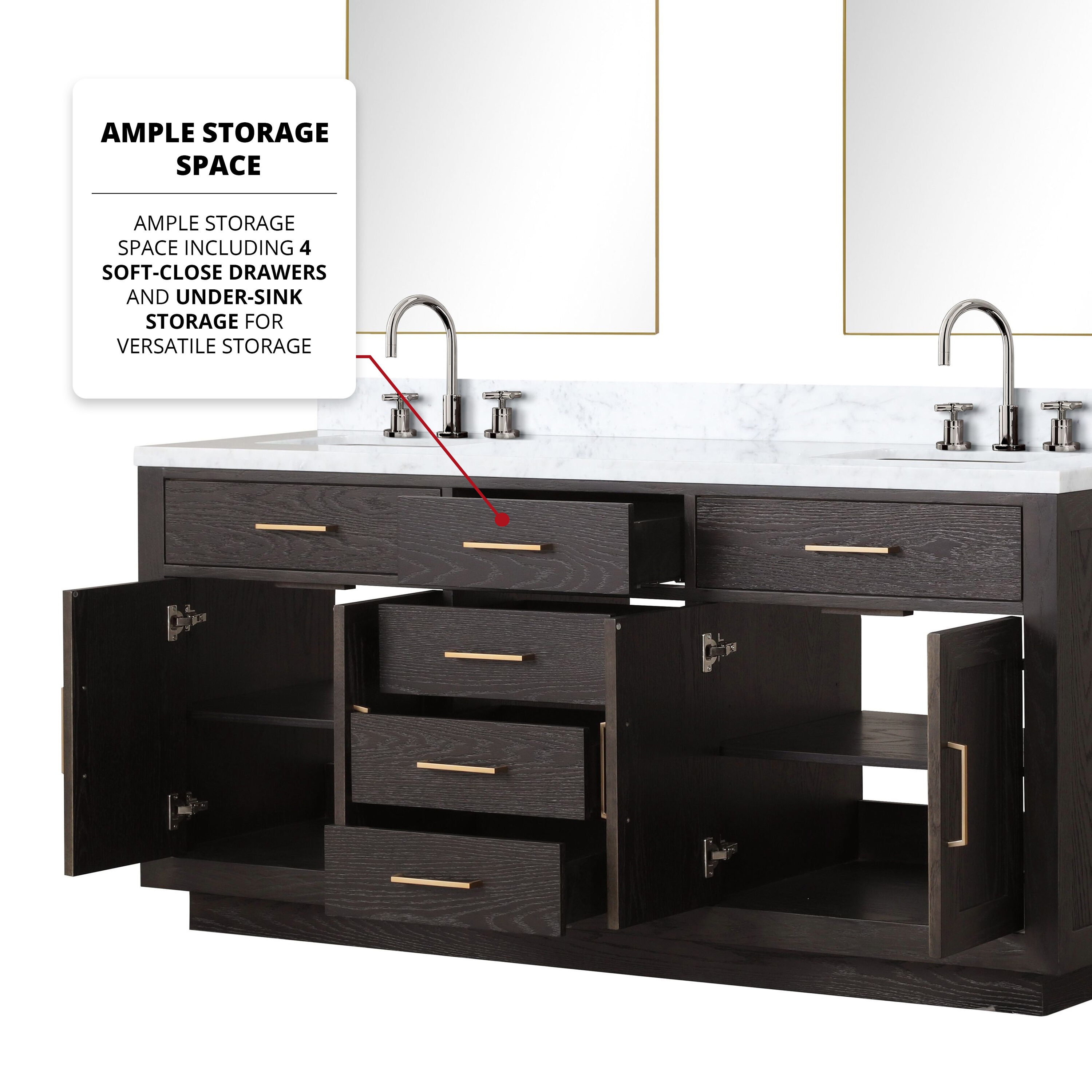 Lexora LVGI72DK111 Bath-Vanity-Combo - View #8