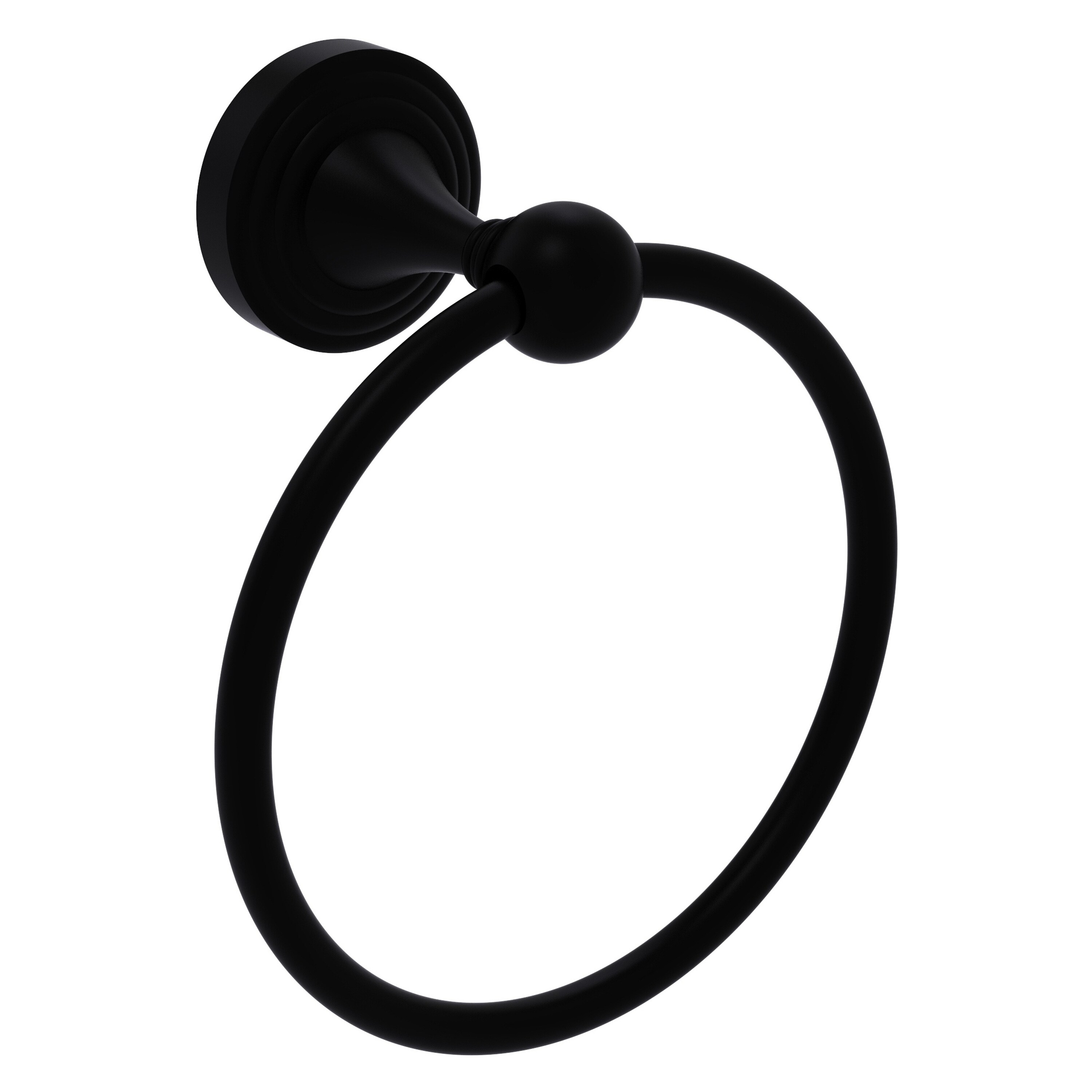 Waverly Place Collection Towel Ring in Matte Black