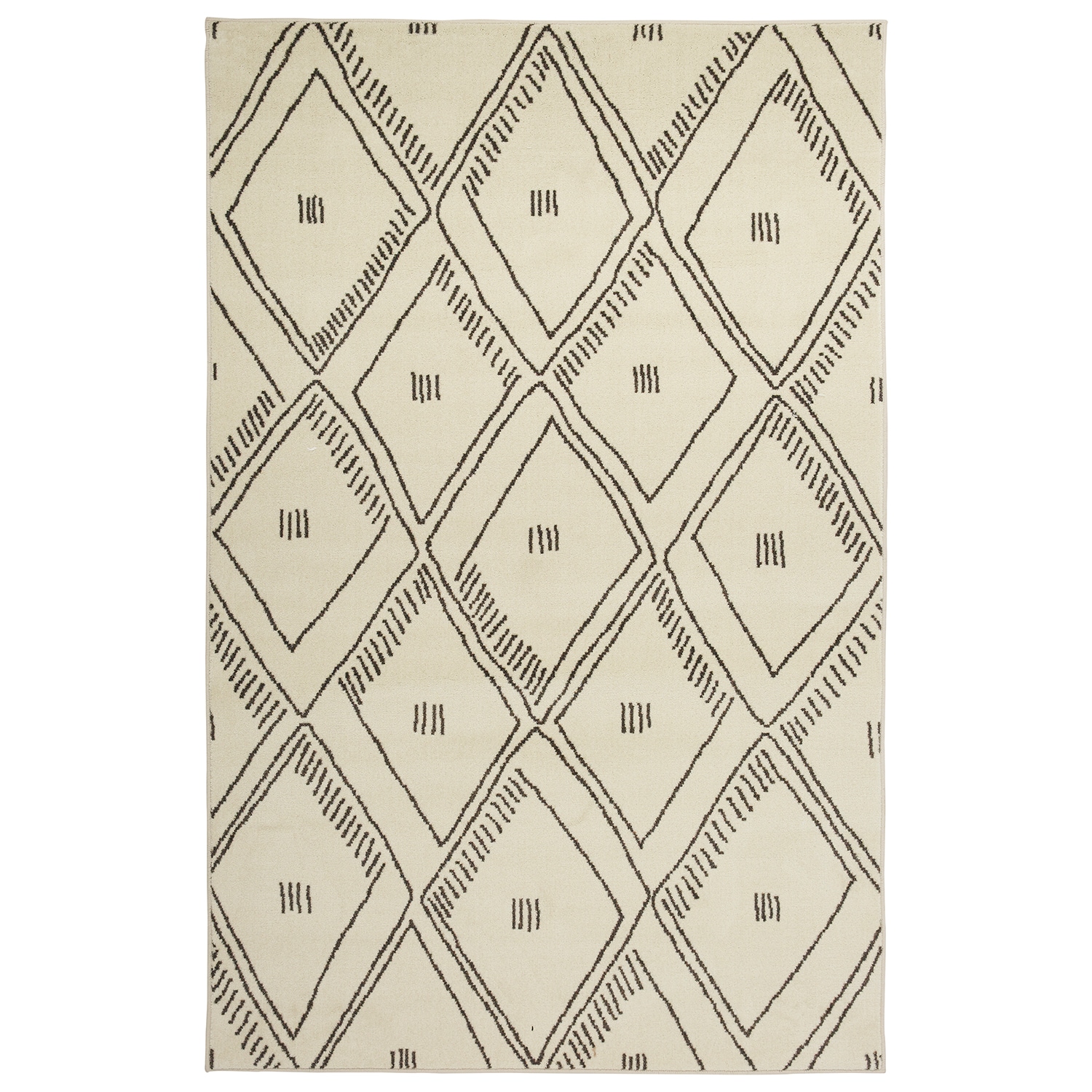 Mohawk Home Z0312 A228 096120 Prismatic 8 X 10 (ft) Linen Indoor Ikat Area Rug