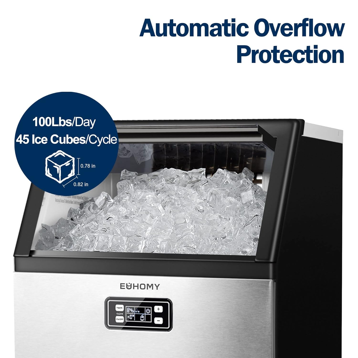 Euhomy CIM001-100BS-E-LS-SC Ice-Makers - View #2