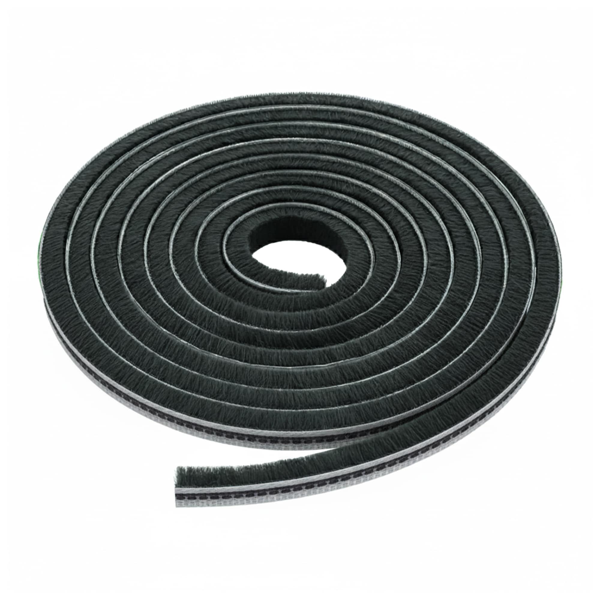 Brixwell  QLWW-003 100ft Roll Medium Density Window Pile 0.200 in Pile Height 0.187 in Backing Width-Gray