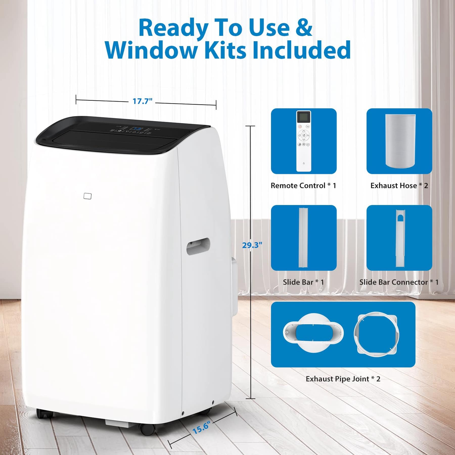 WhizMax LSTY00PHO-10YNHAL7 Portable-Air-Conditioners - View #7