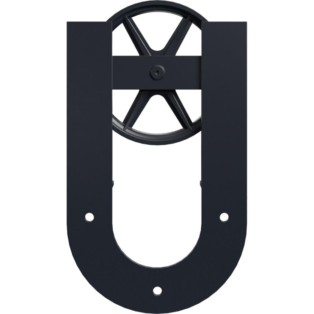 Goldberg Brothers GB60015R2WDG Dark Gray Indoor Horseshoe Single Double Barn door hanger