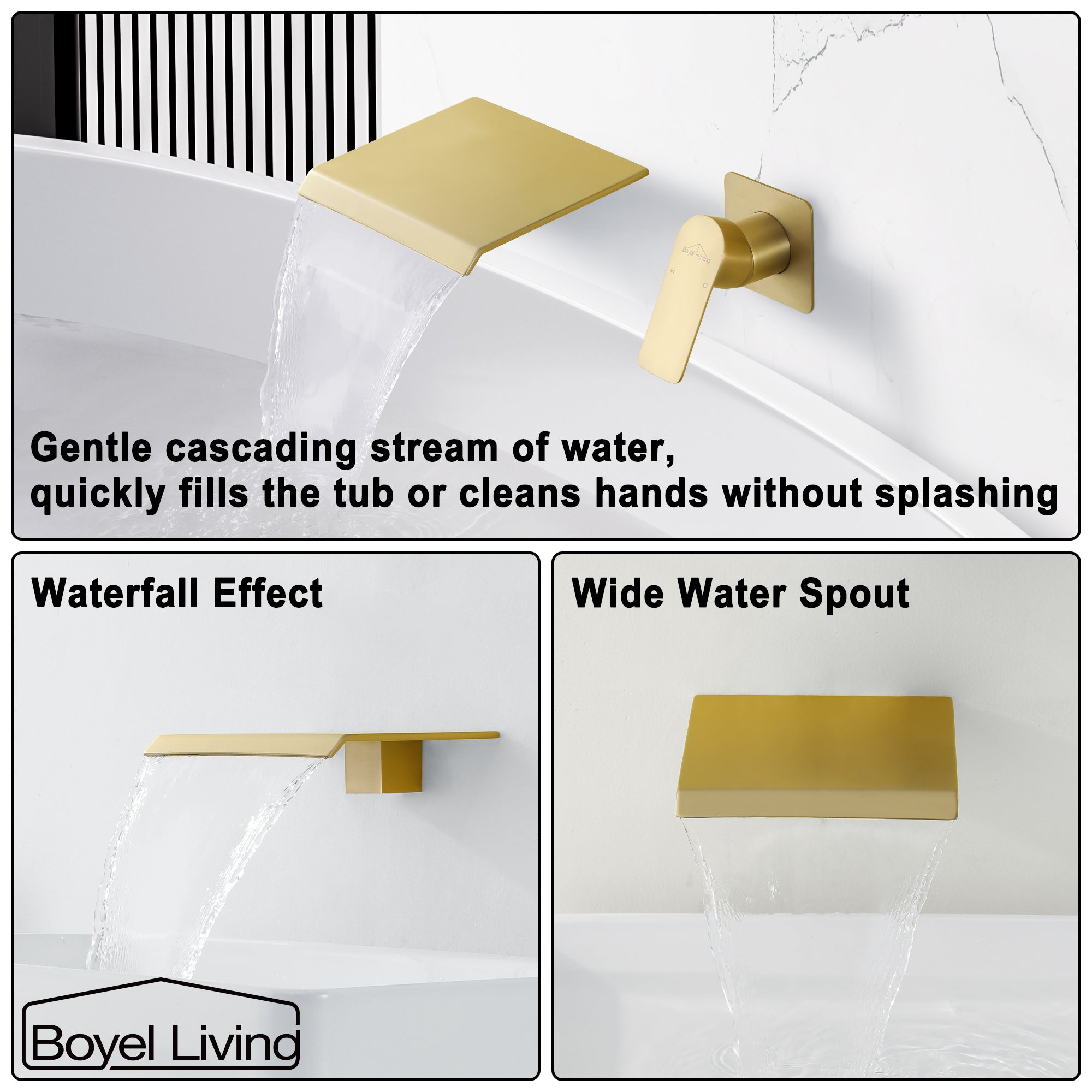 Boyel Living SMD-2416BG Lavatory-Faucets - View #9