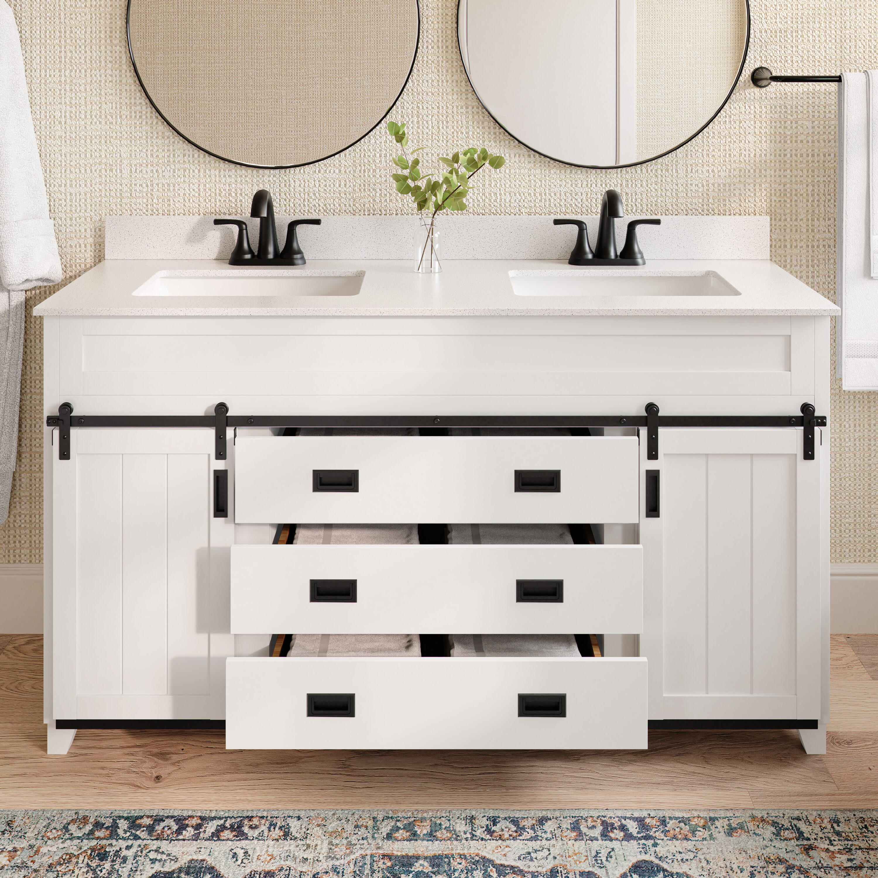 Style Selections LWS60MRTW Bath-Vanity-Combo - View #4