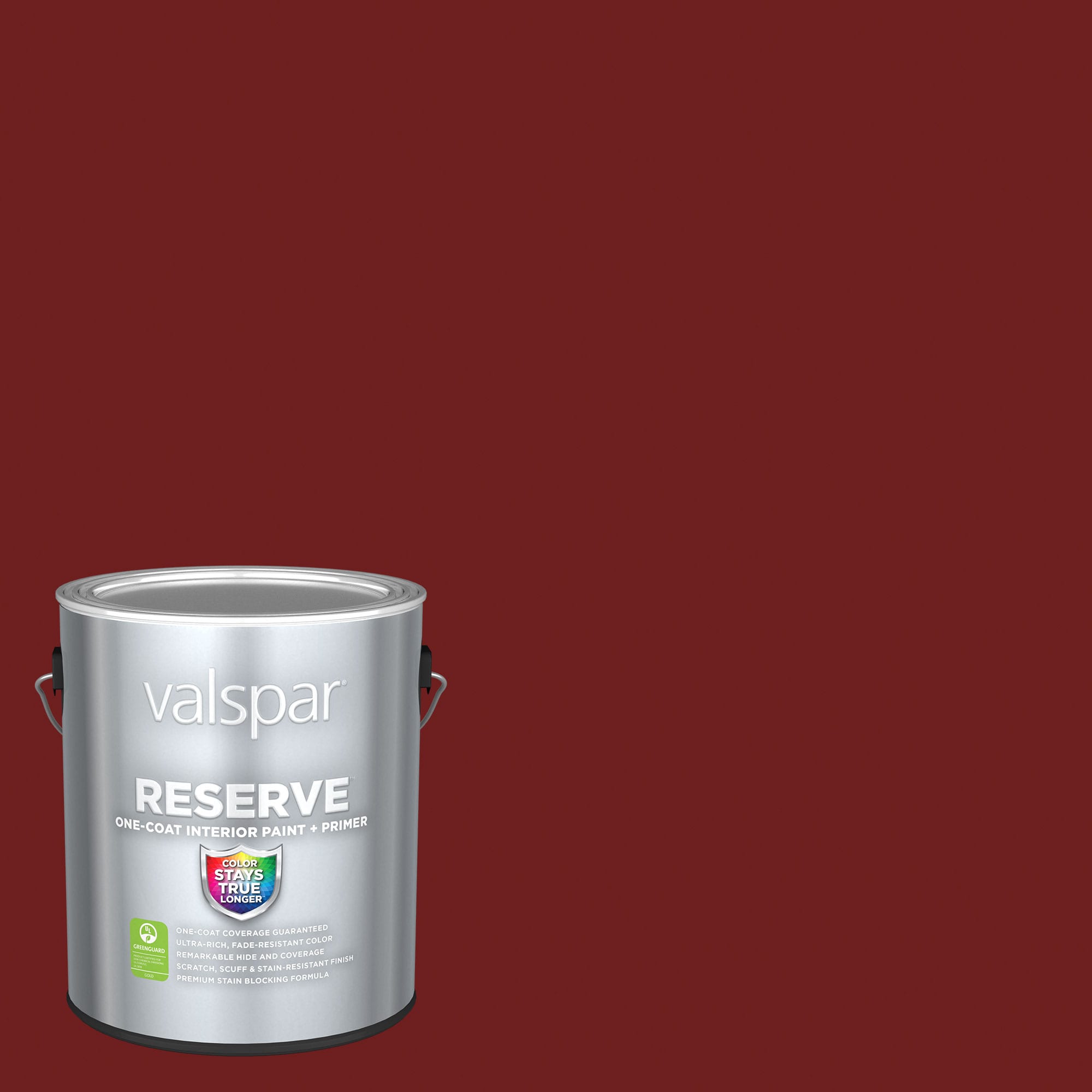 Valspar Signature Satin Heirloom Red 1010-3 Latex Interior Paint + Primer  (1-Gallon) at