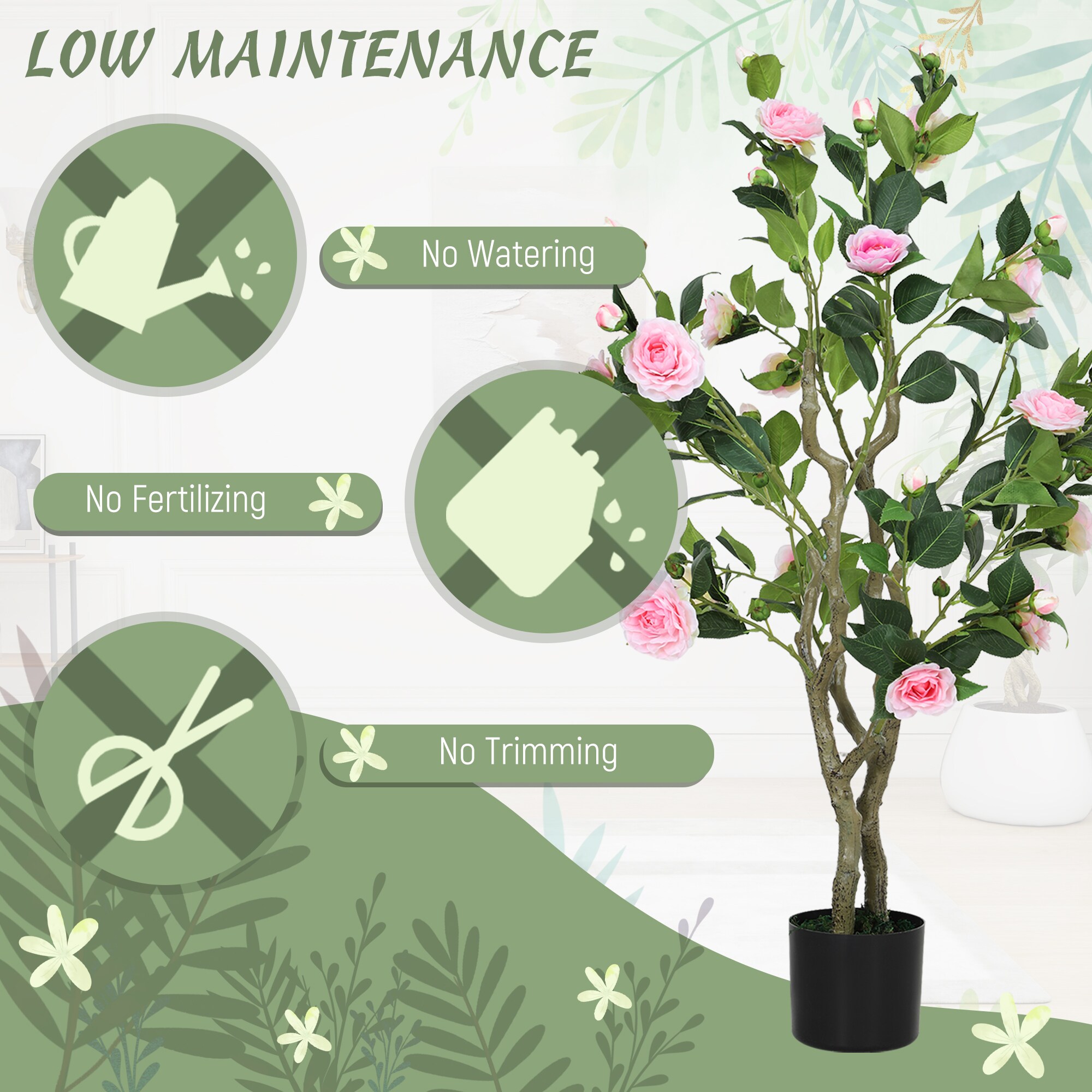 HomCom 830-944V00GN Artificial-Plants-Trees - View #8