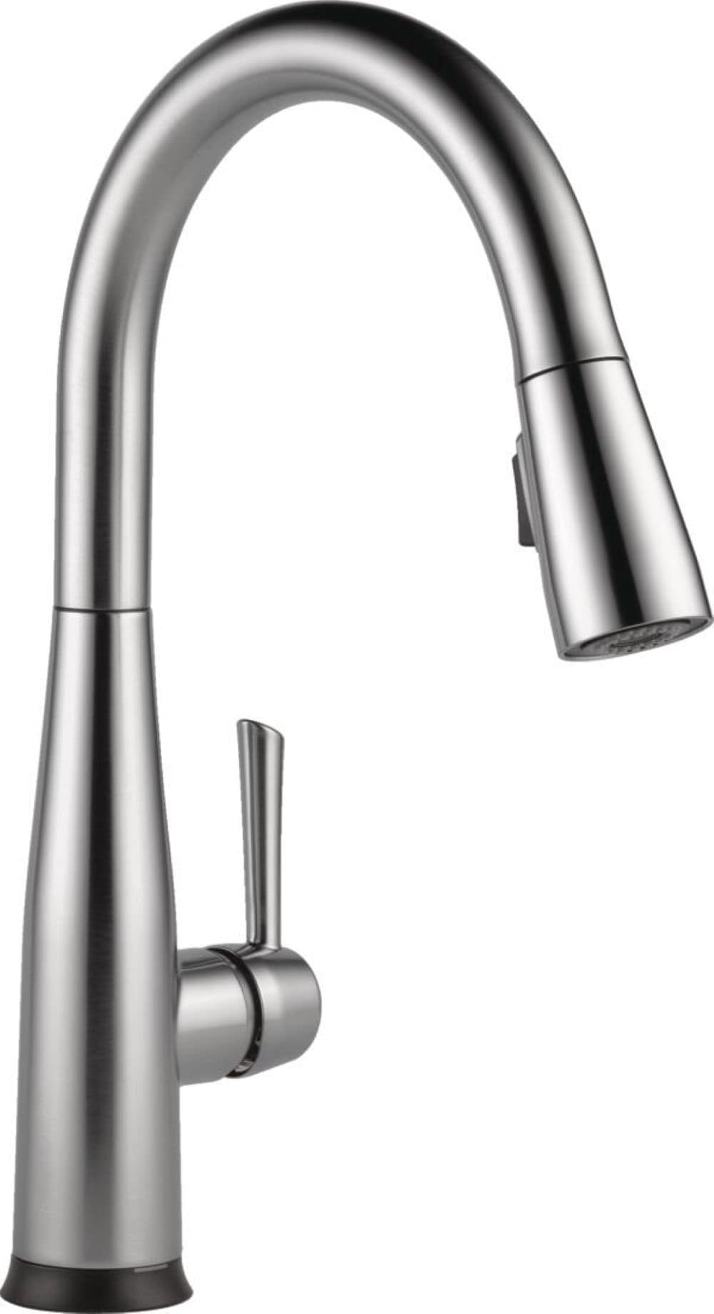Delta 9113TLV-AR-DST Essa Arctic Stainless Single Handle Deck-mount Voice Activated Pull-down Kitchen Faucet with Sprayer ( Deck Plate Included )