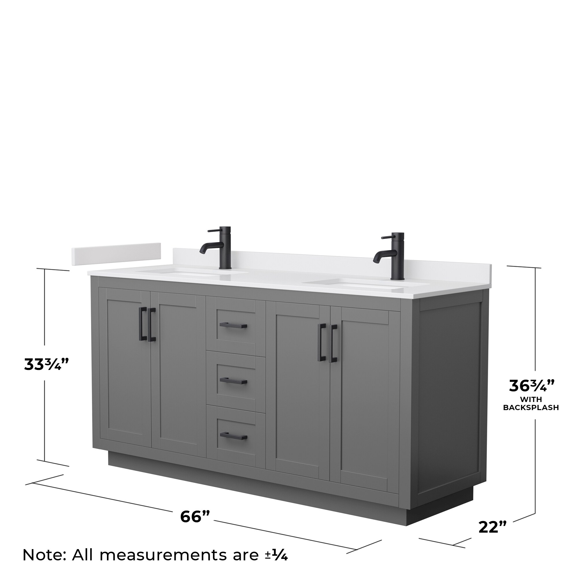 Wyndham Collection WCF292966DGBWCUNSMXX Bath-Vanity-Combo - View #5