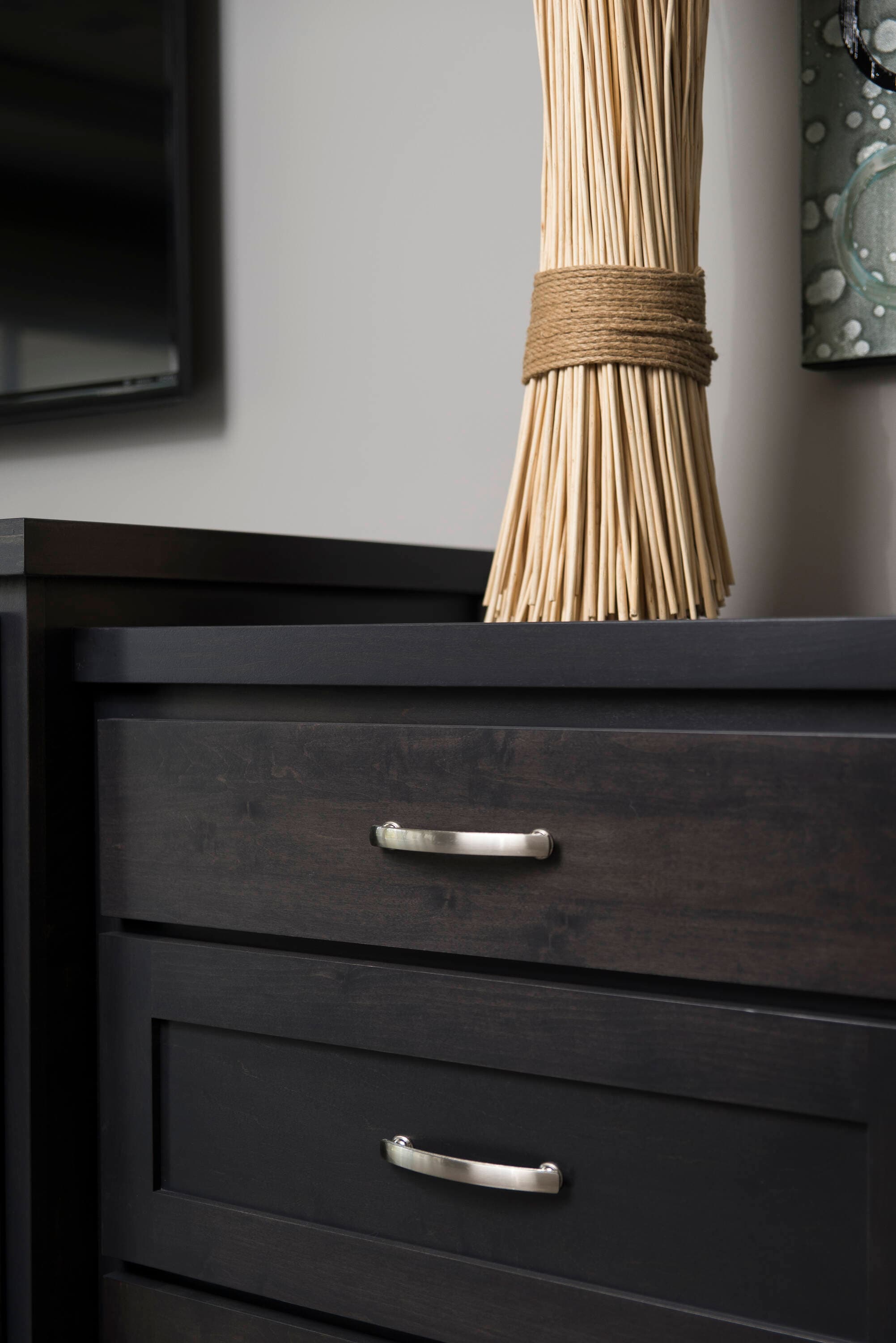 Satin Nickel 5-1/16" Modern Farmhouse Cabinet Pulls with Mounting Hardware