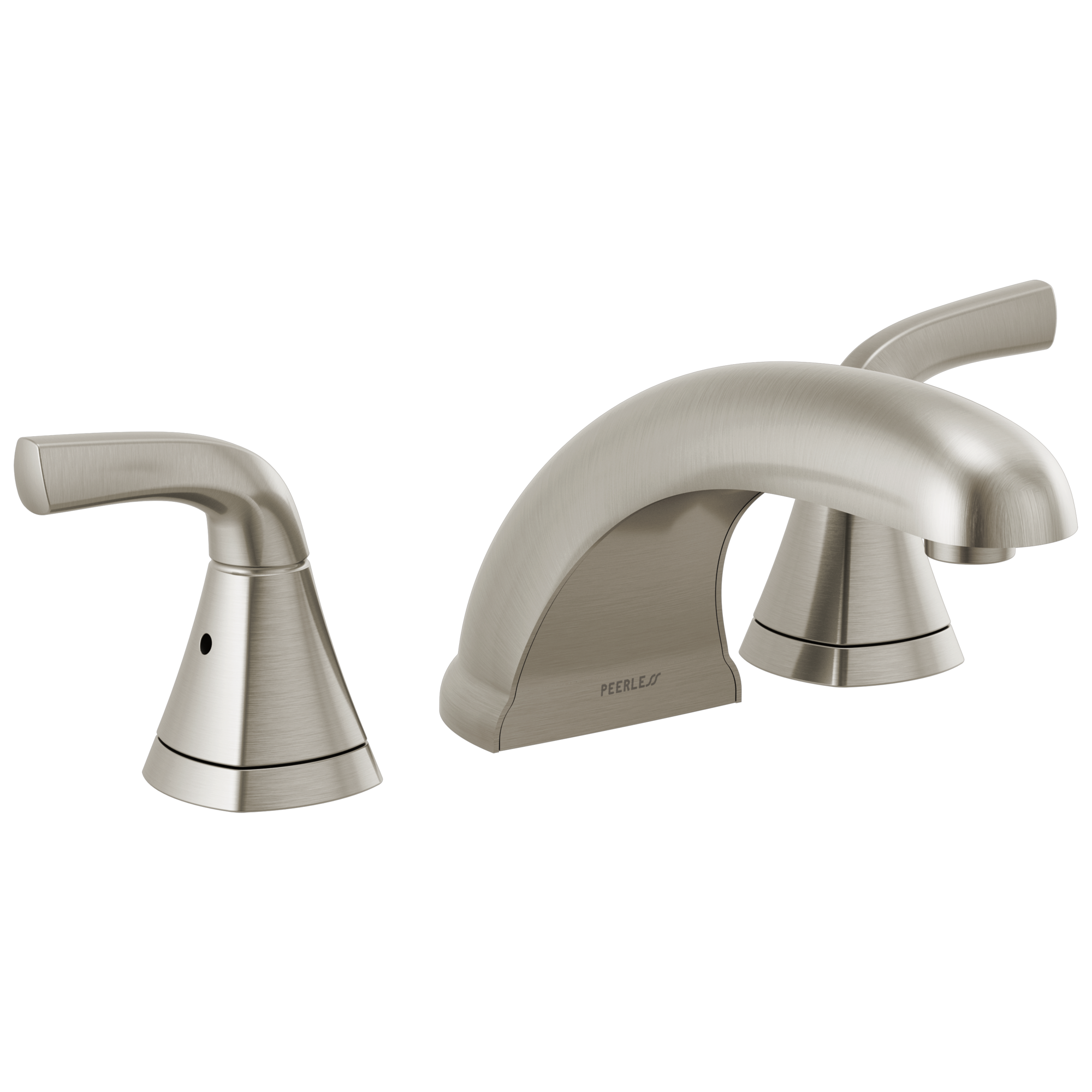 Peerless PTT4335-BN Parkwood Brushed Nickel 2-handle Deck-mount Roman Low-arc Bathtub Faucet