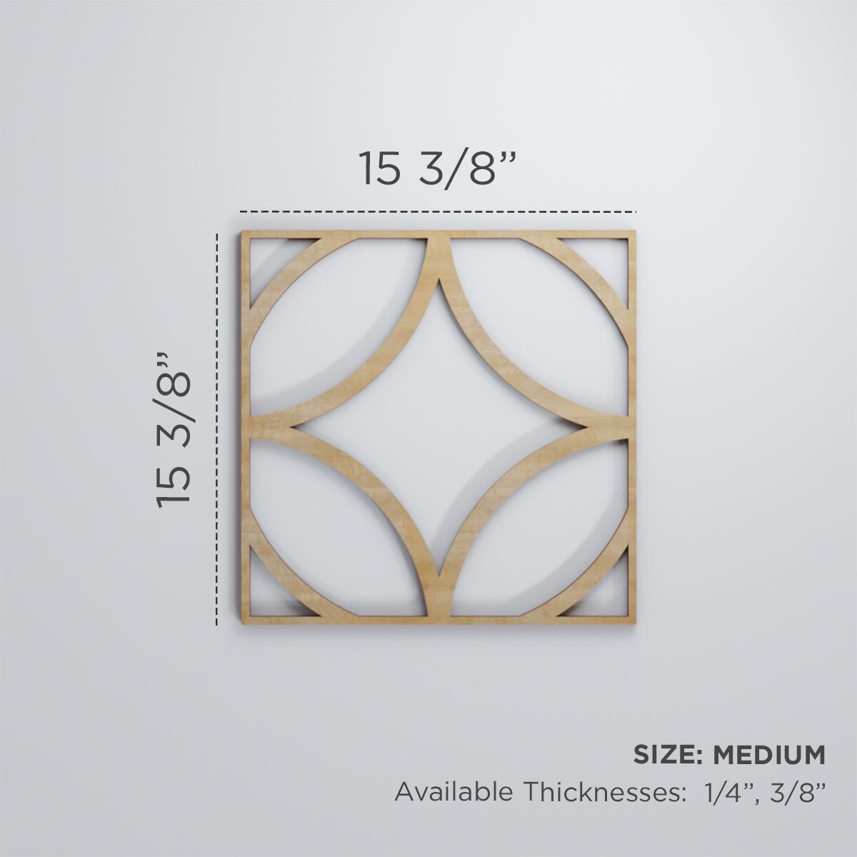 Ekena Millwork WALW16X16X0250CROWA Wall-Panels - View #3