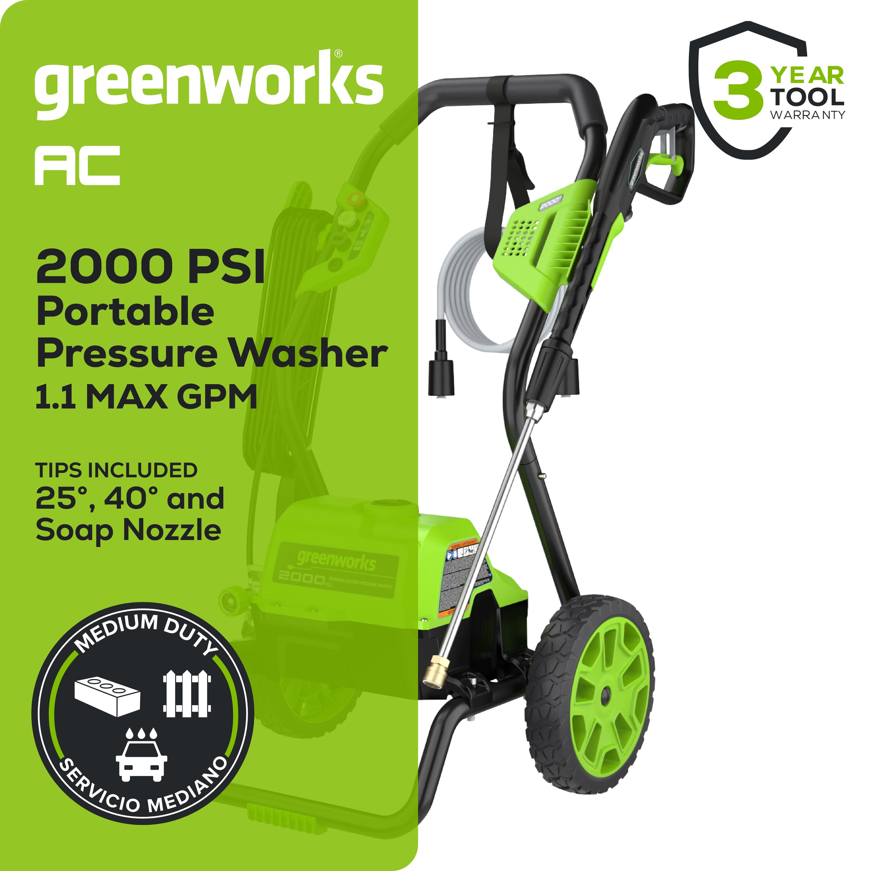 Greenworks GPW2000-1RB Gas-Pressurewashers - View #3