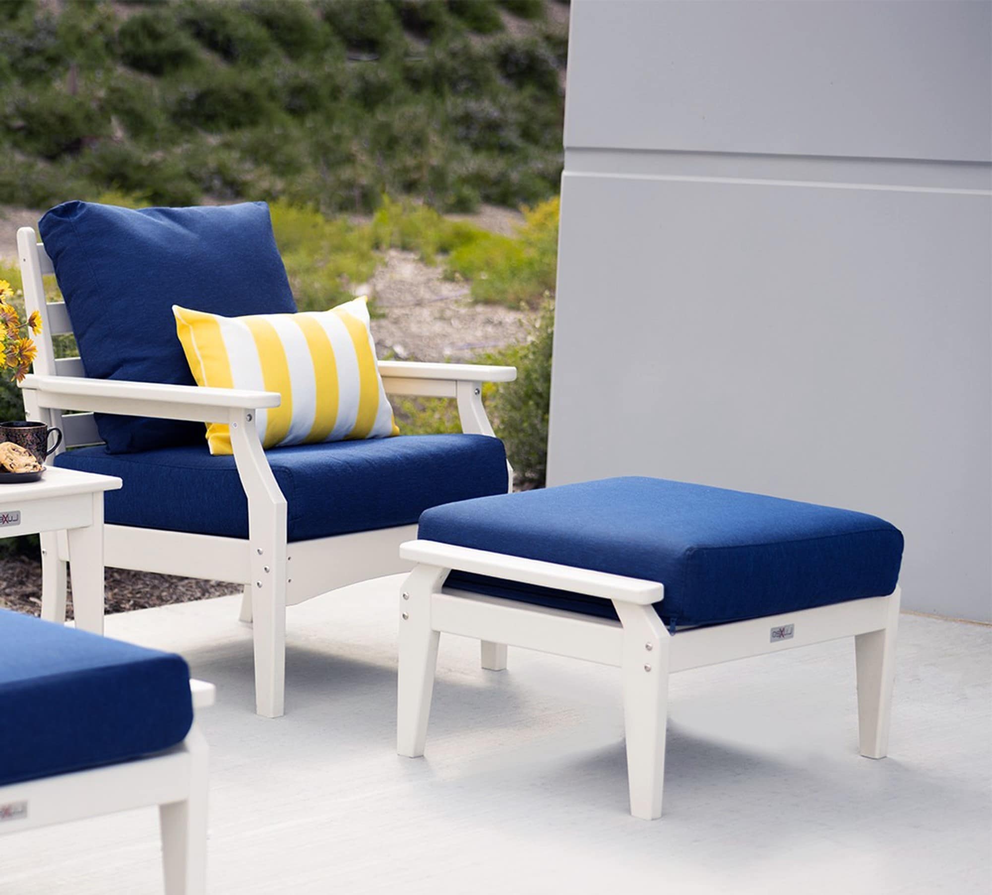 LuXeo LUX-1551OT-WHN Stools-Ottomans - View #7