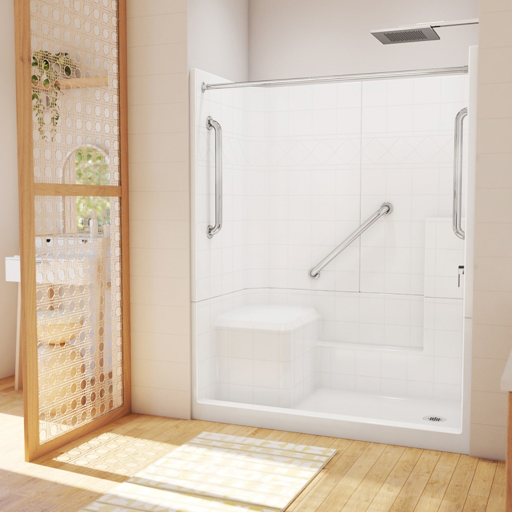 32 x 32 Shower kit with door, walls and base