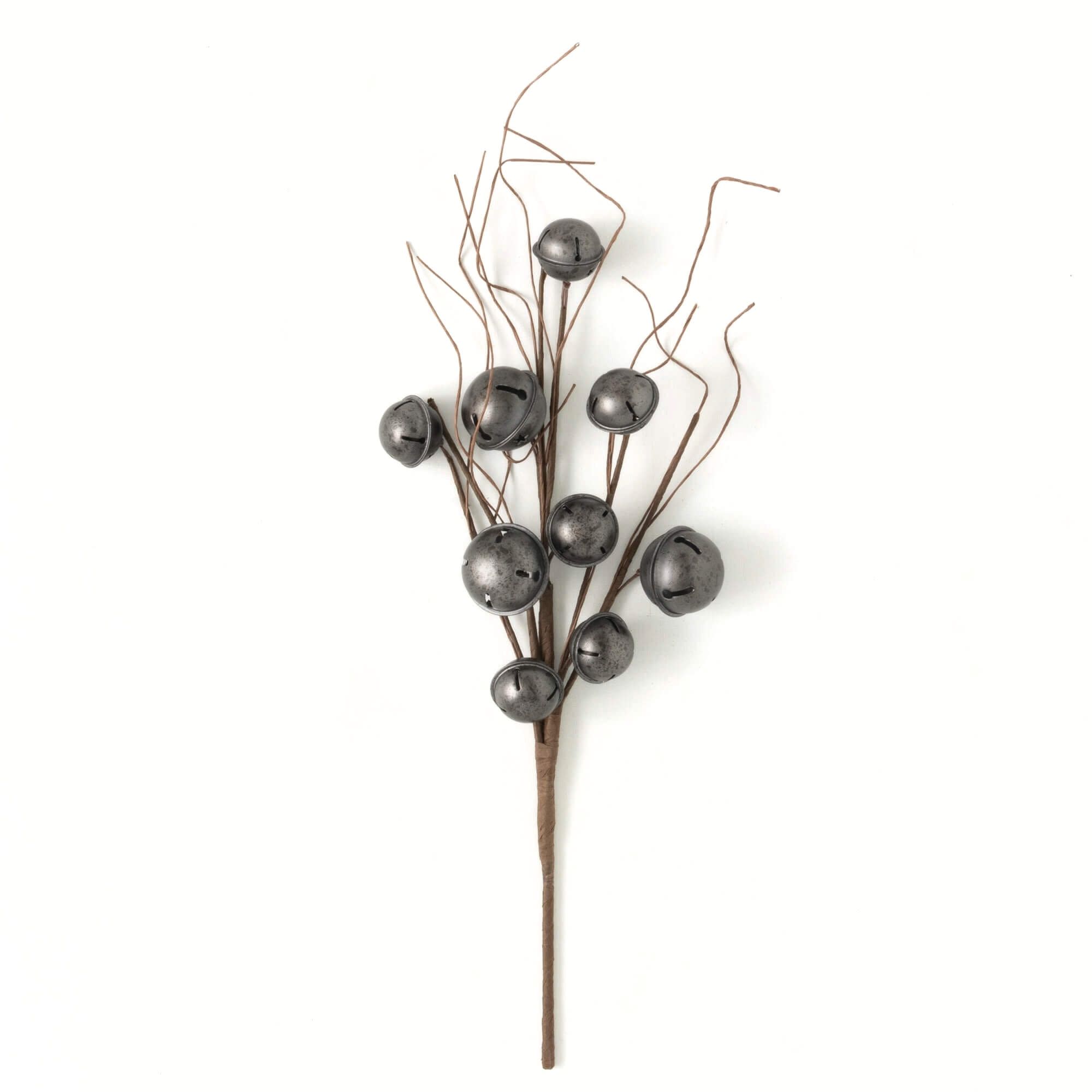 Sullivans TBEPX Gray Bell Spray Christmas Tree Pick