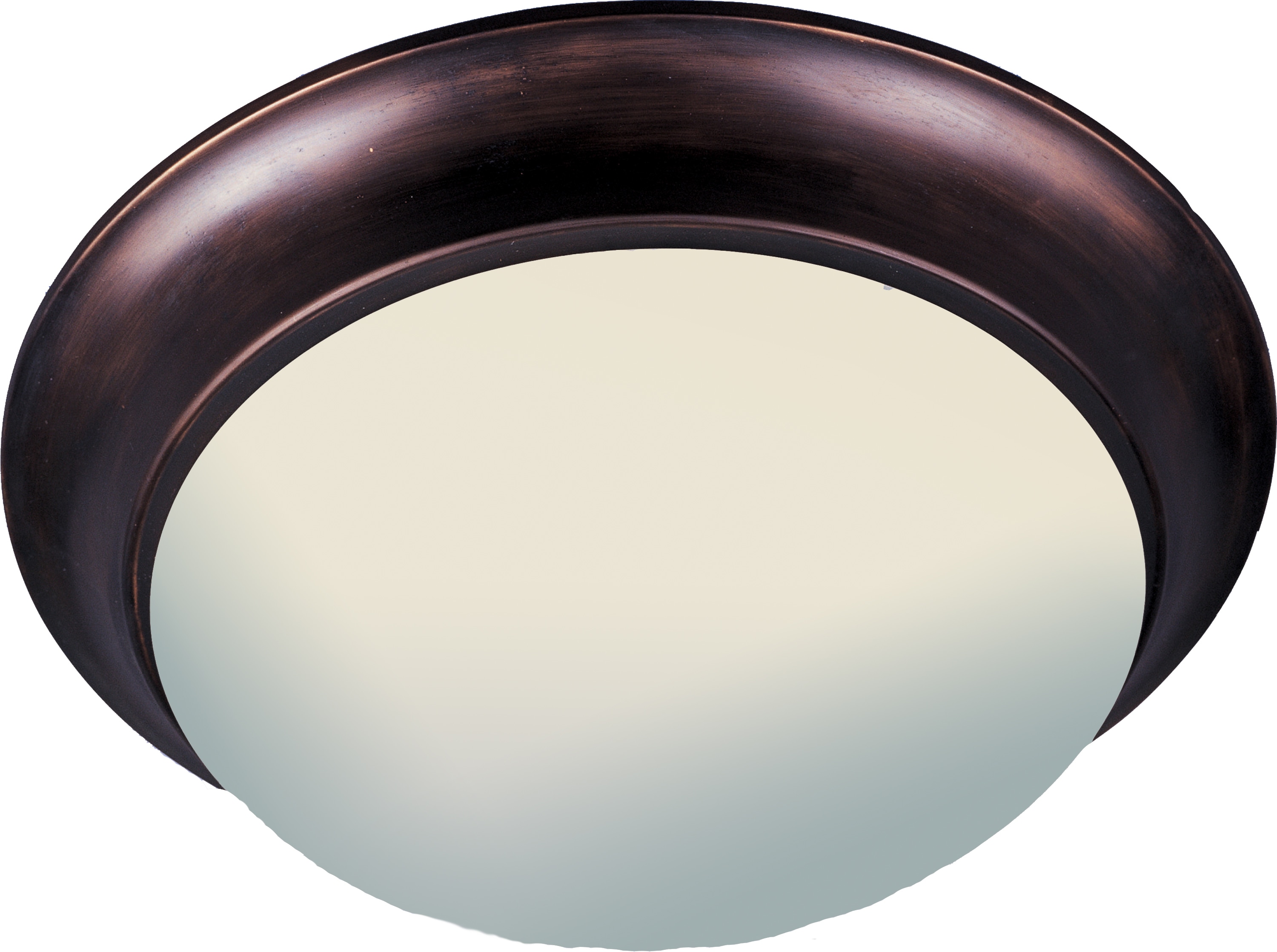 Maxim Lighting 5852FTOI Essentials 3 -Light 16.5-in Oil-rubbed Bronze Flush Mount Light