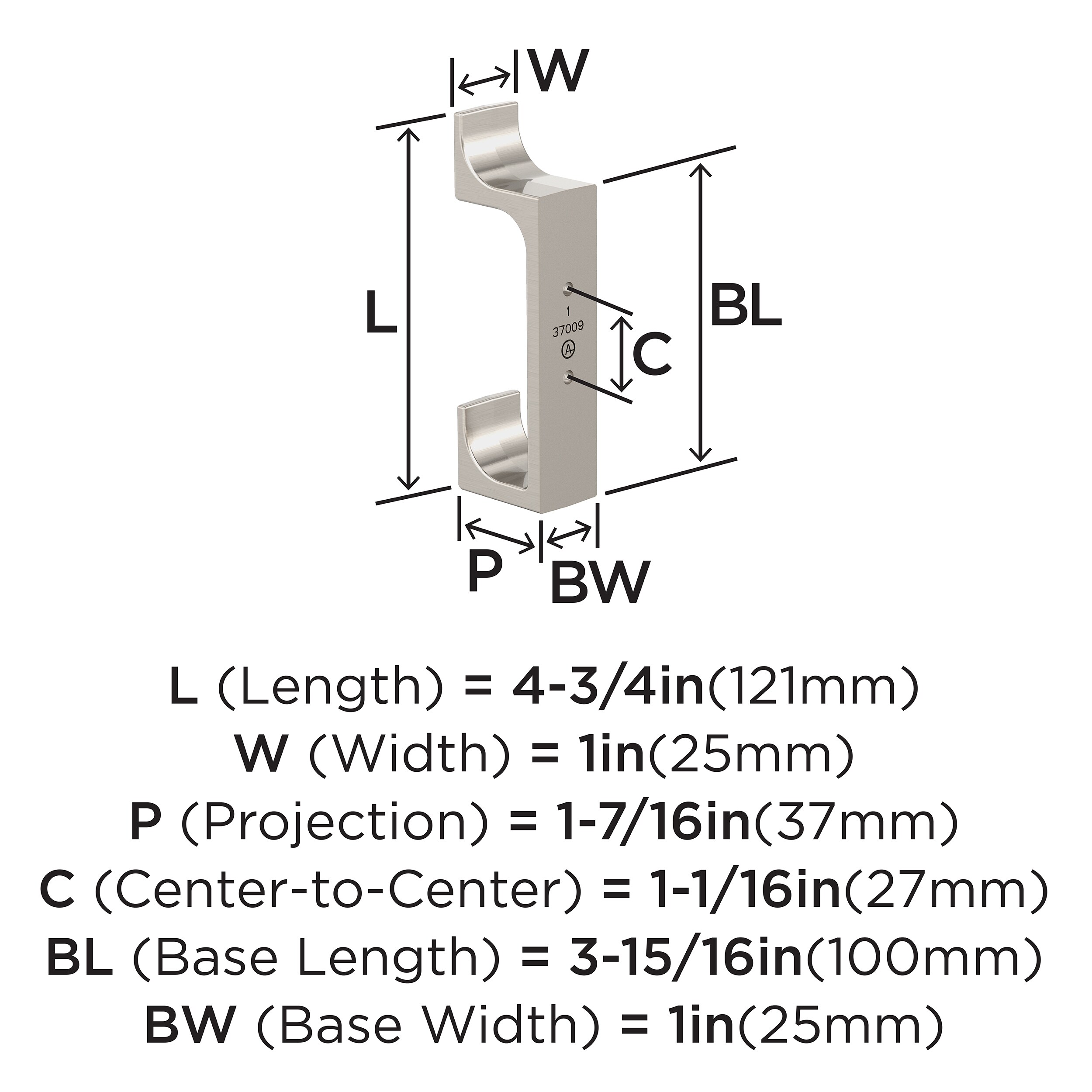 Amerock H37009G10 Decorative-Wall-Hooks - View #4