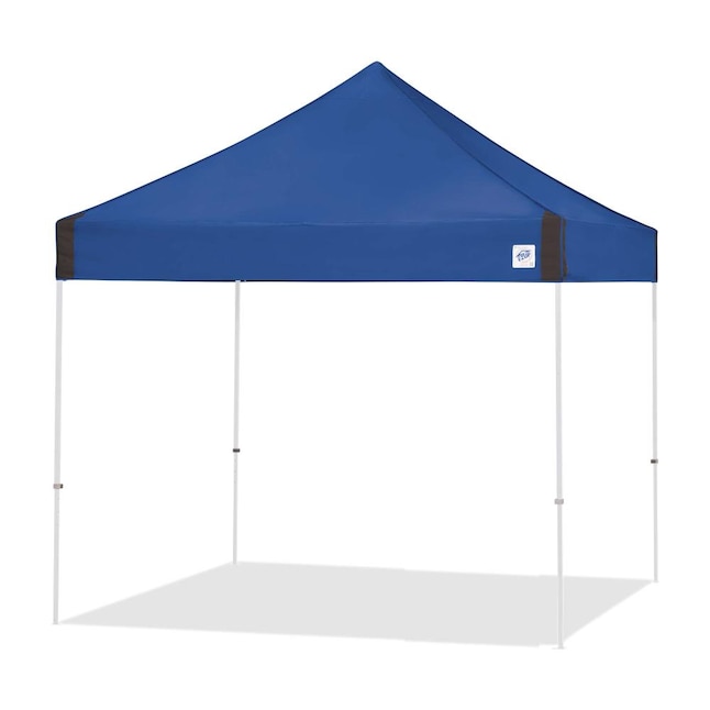 compressie overtuigen Banket E-Z UP 125-ft x 120-ft Square Blue Pop-up Canopy in the Canopies department  at Lowes.com