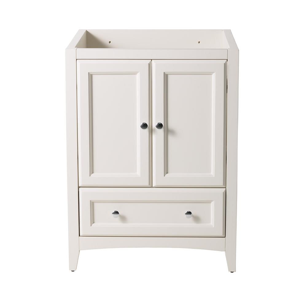 Fresca FCB2024AW Oxford 24-in Antique White Bathroom Vanity Base Cabinet without Top