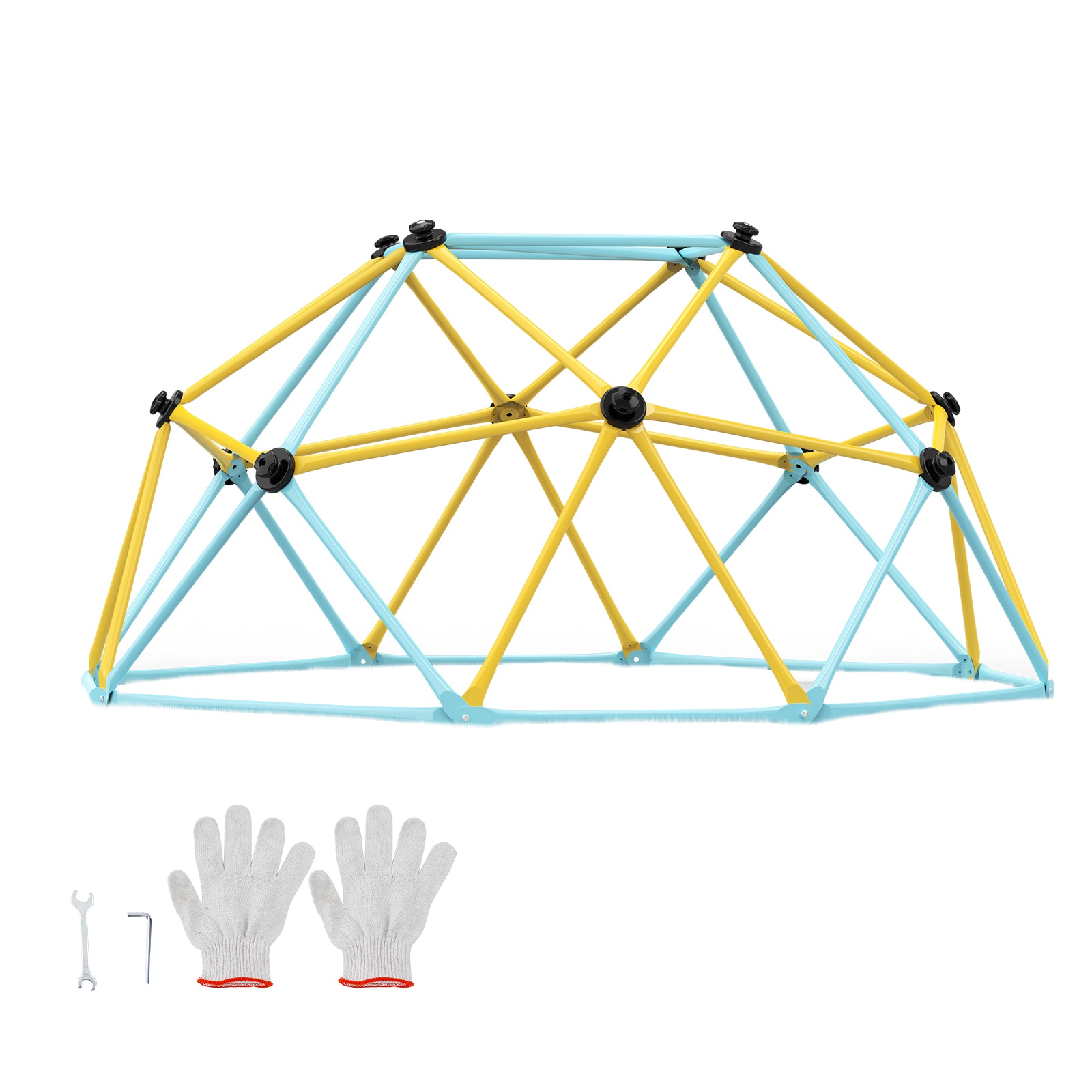 VEVOR SCJHPDYX6FTW02616V0 6 FT Climbing Dome 3-9 Years Metal Commercial/Residential Monkey bars