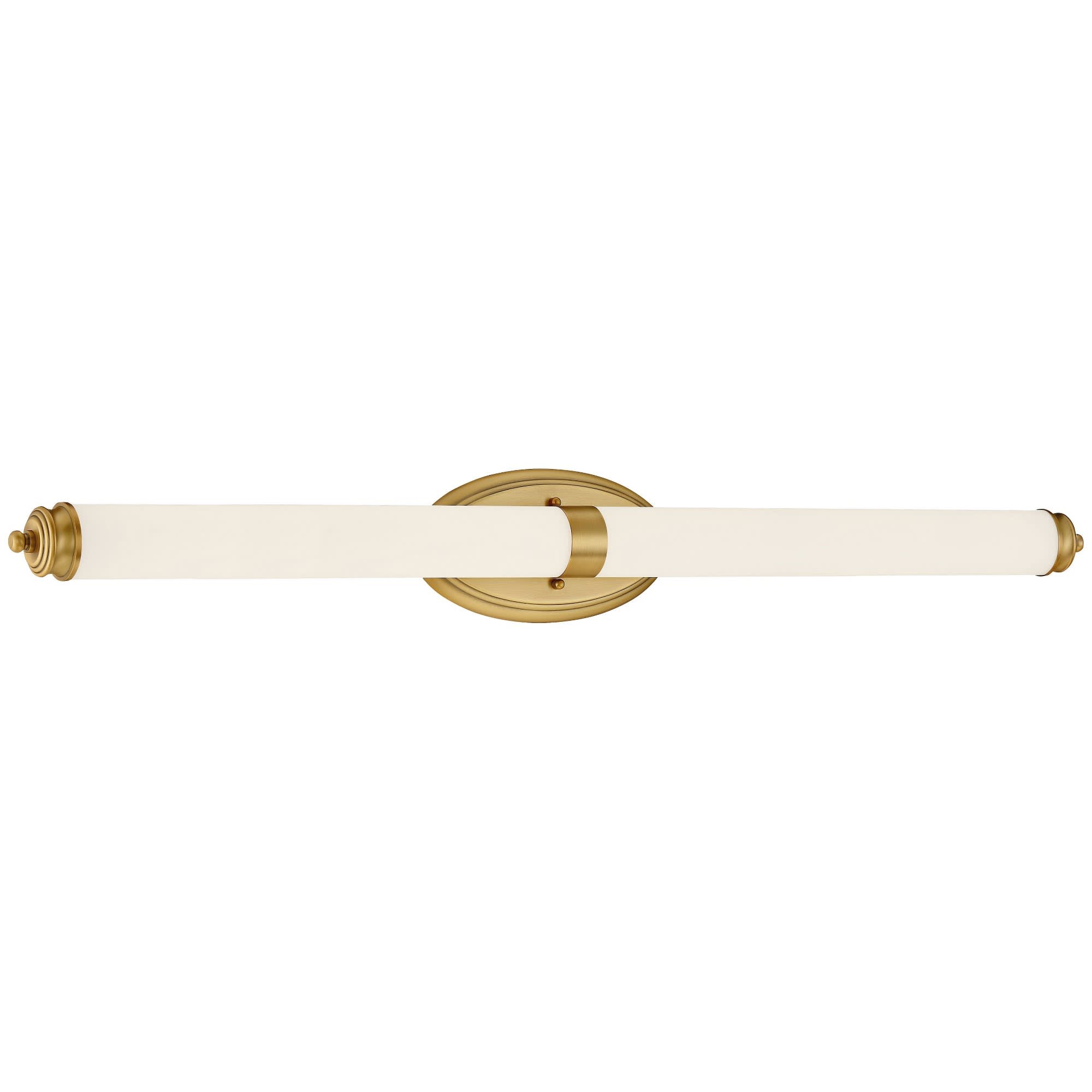 Access Lighting Madison 1 - Light Brushed Gold Traditional LED Glass & Steel Wall Sconce