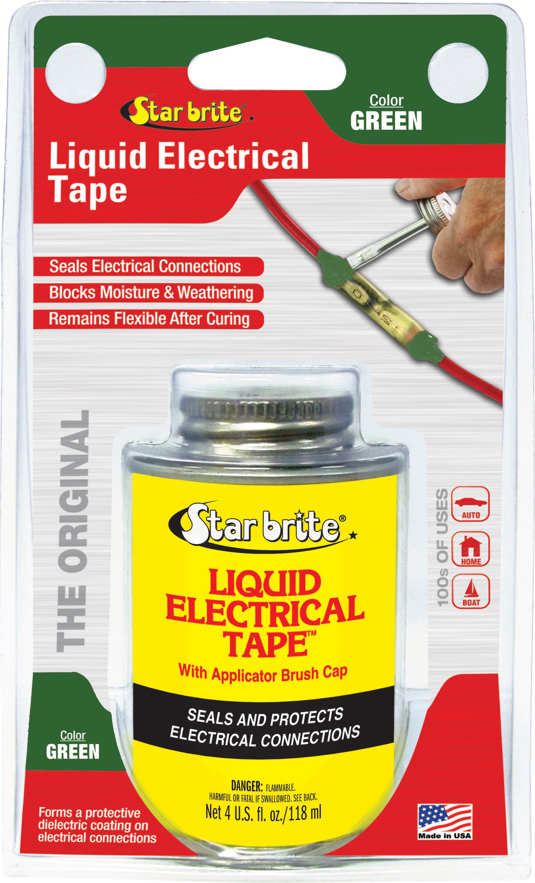 Brush-On Rubberized Coating For Electrical Wiring - Liquid Tape