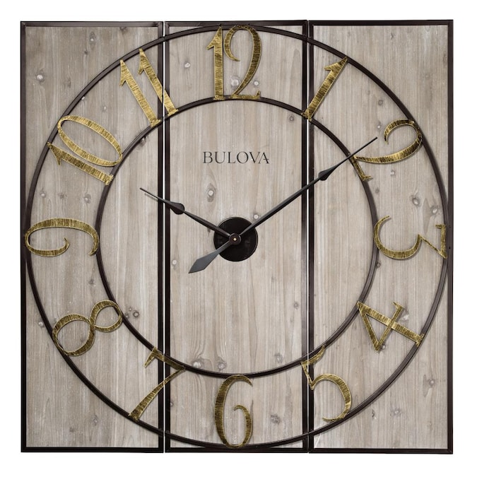 Bulova Vermont Country Og Square Wall Clock In The Clocks Department At Com - Bulova Wall Clock Canada