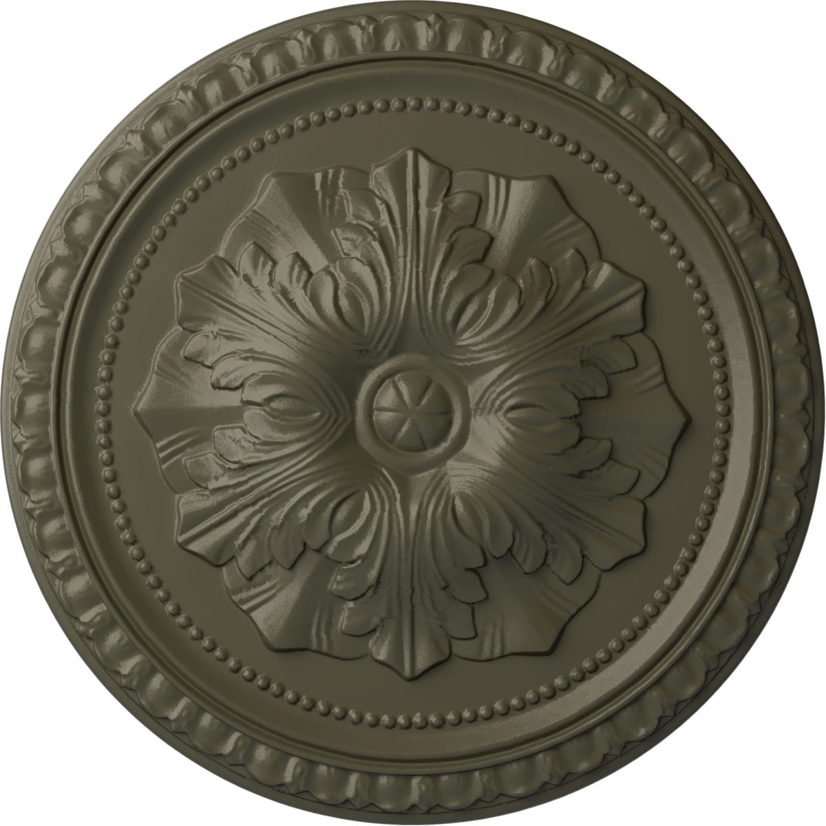 Ekena Millwork CM18RIWHF Richmond 18-in W x 18-in L Painted Witch Hazel Polyurethane Whole Ceiling Medallion