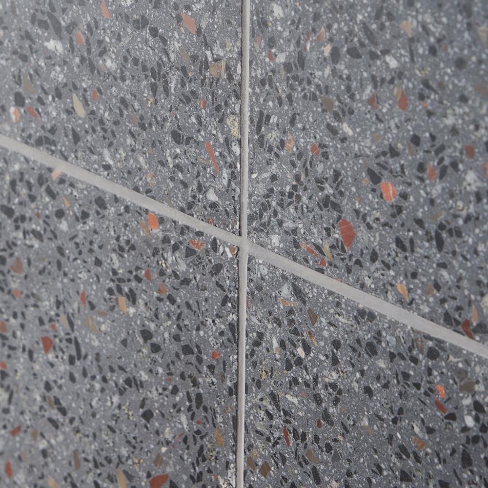 Artmore Tile Tarboro Terrazzo 2-Pack Metal 16-in x 16-in Polished ...