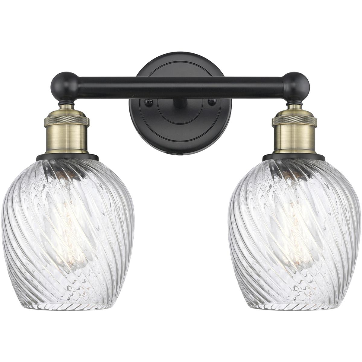 Innovations Lighting -  616-2W-BAB-G292 Salina Bathroom Vanity Light Black Antique Brass