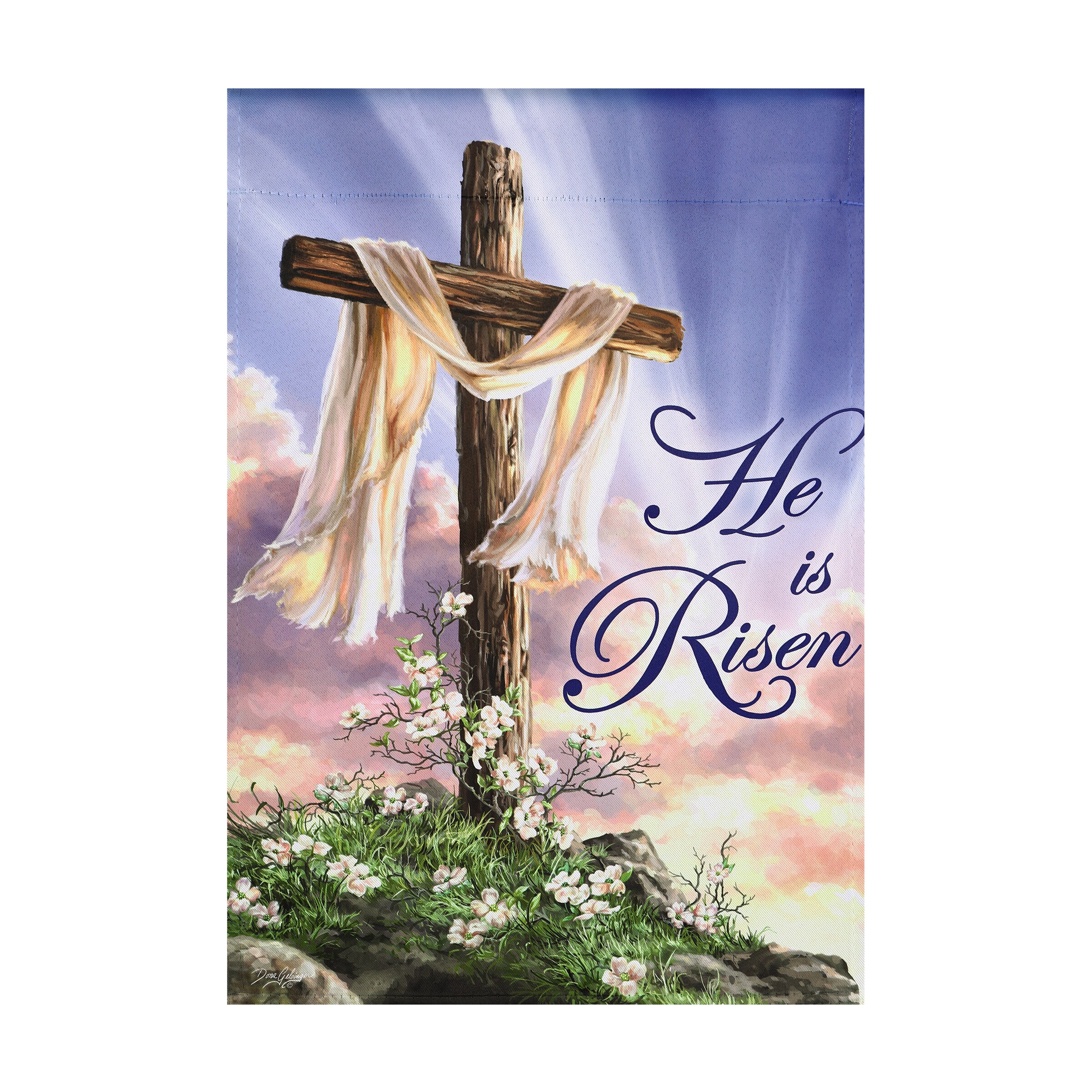 Style Selections ZLW14S9493 1.04-ft W x 1.5-ft H Easter Flag