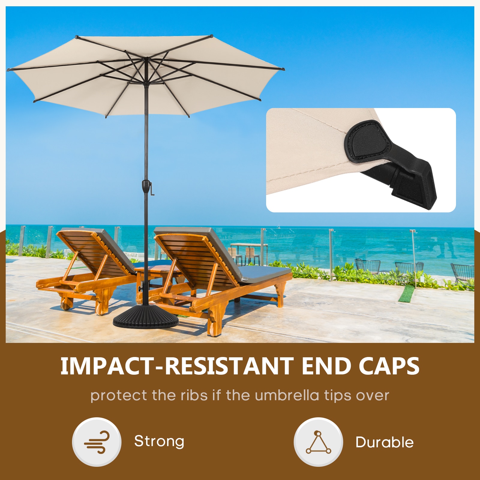 Abba Patio USABPU0100141 Umbrellas-2 - View #4
