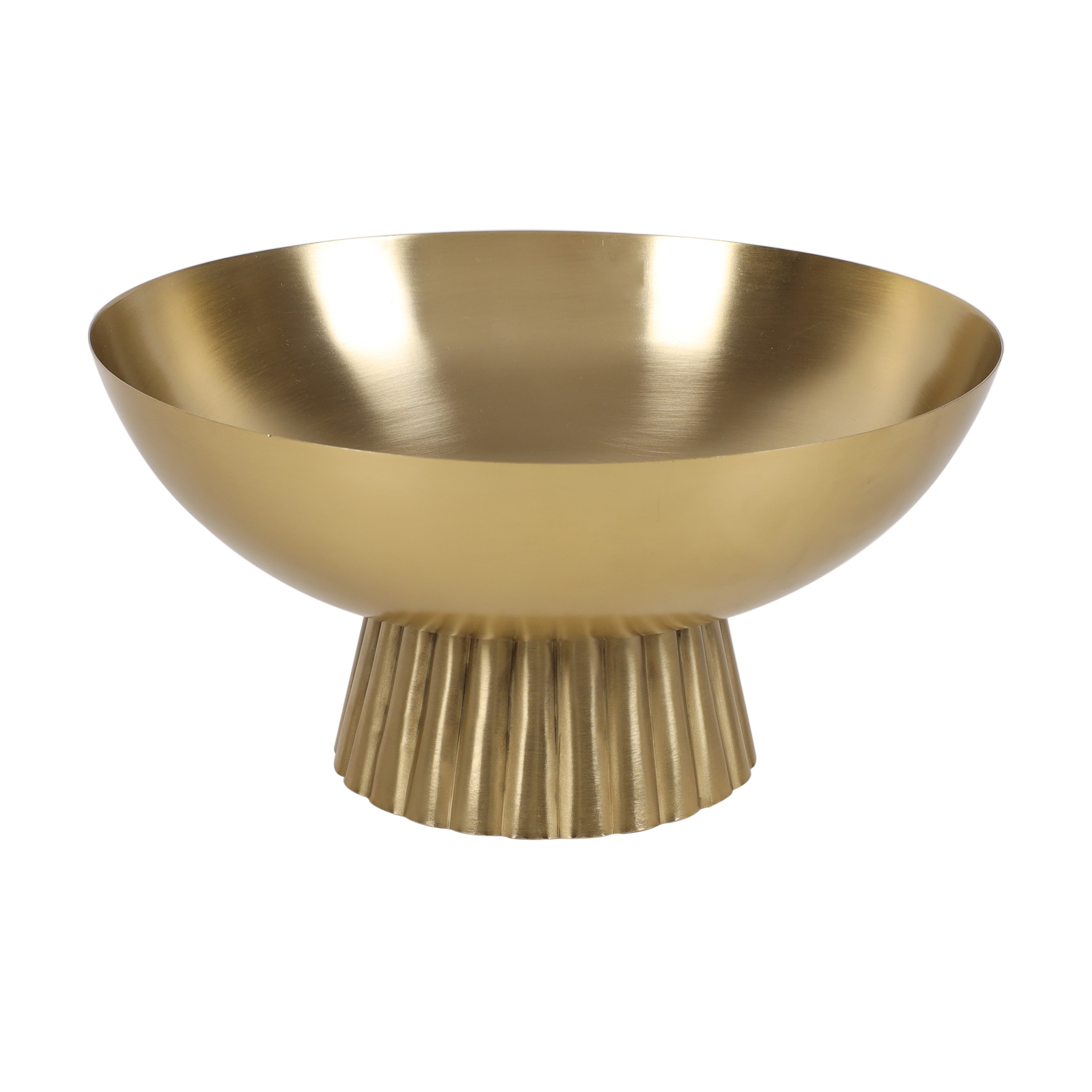 Origin 21 Gold Iron Modern Decorative Bowl in the Decorative Accessories  department at