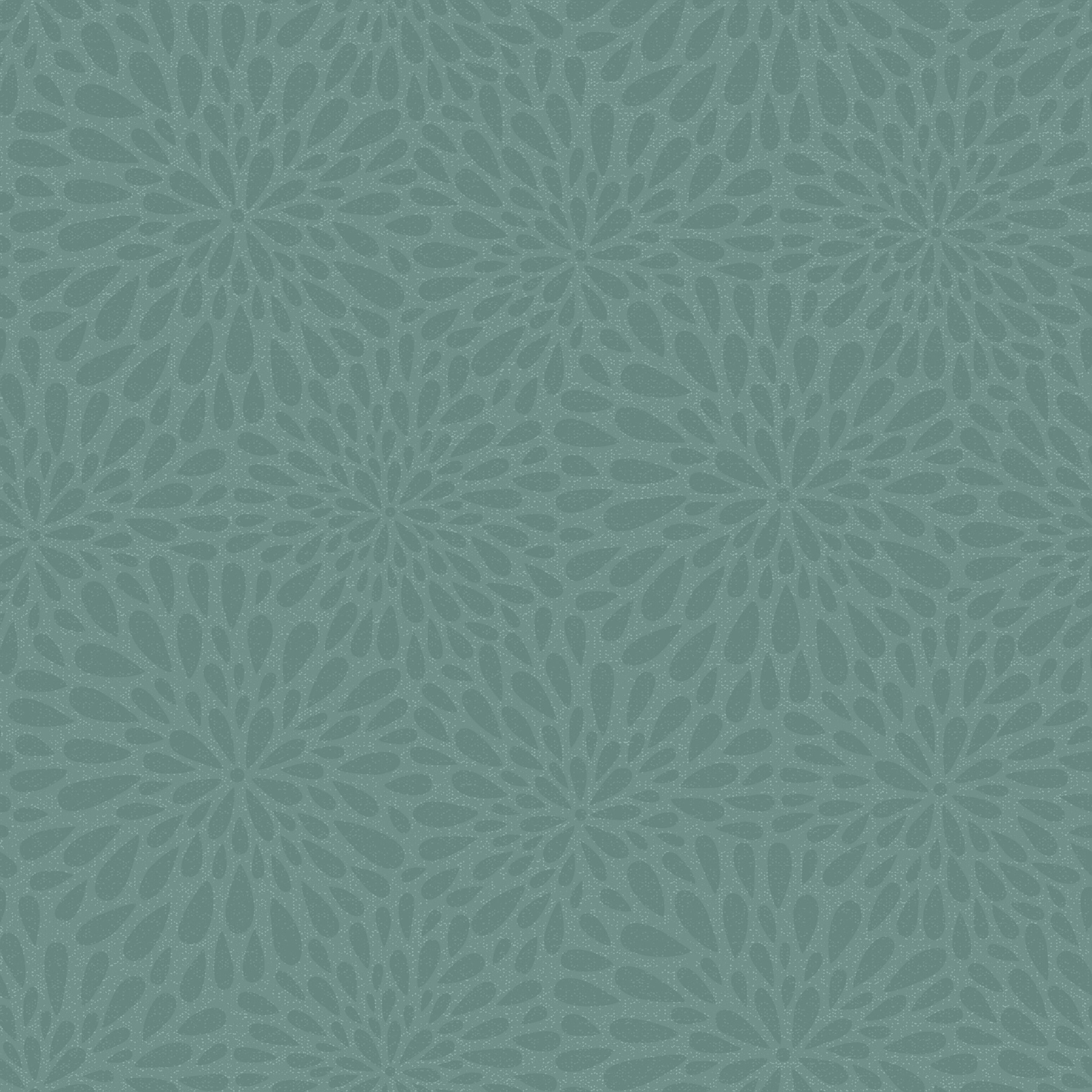 Beacon House 2535-20665 Simple Space 2 56.0-sq ft Teal Non-woven Floral Unpasted Wallpaper