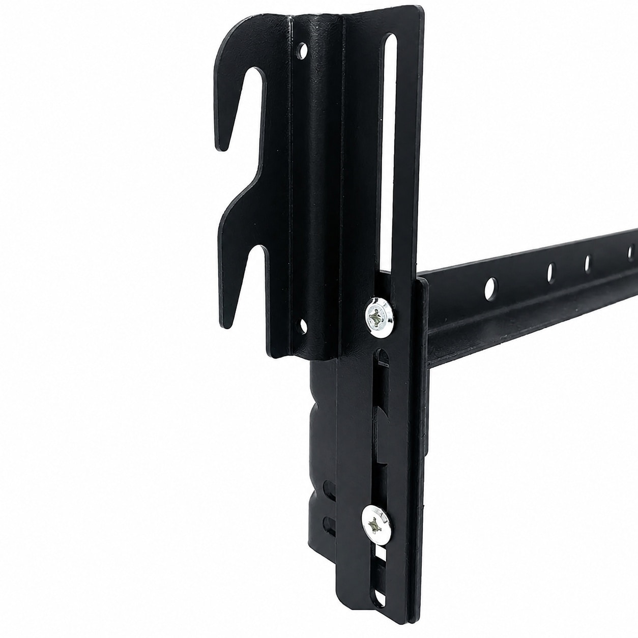 Aoibox  2 Pack Bolt On to Hook On Bed Frame Conversion Brackets for Headboard and Footboard with Hardware in