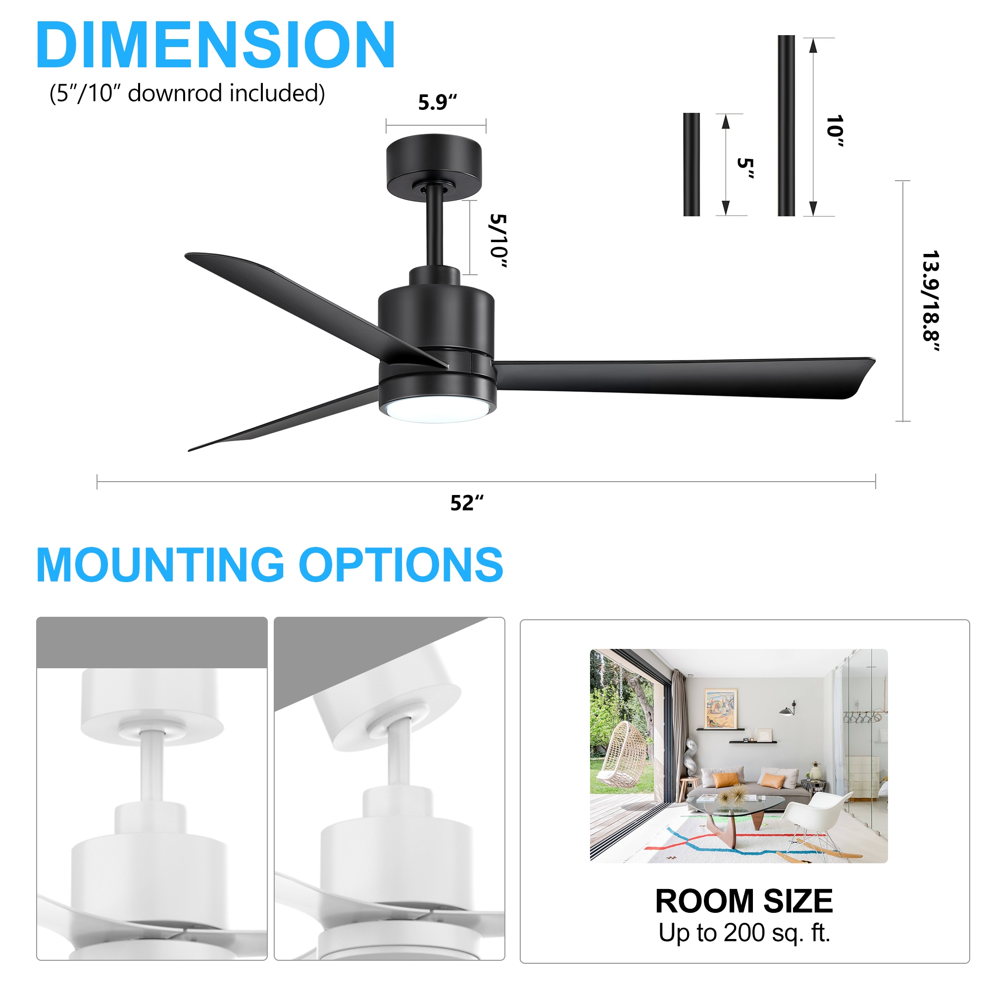 Breezary 24029-AB Ceiling-Fans - View #9