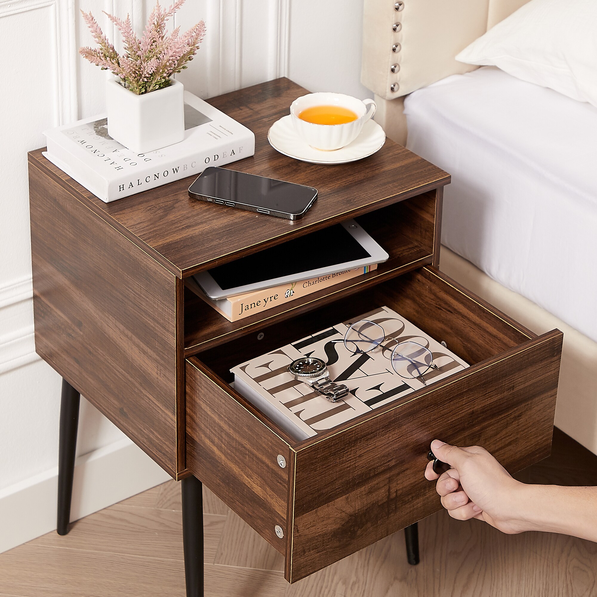 Vecelo LOE-HY-NS06-ATB nightstands - View #7