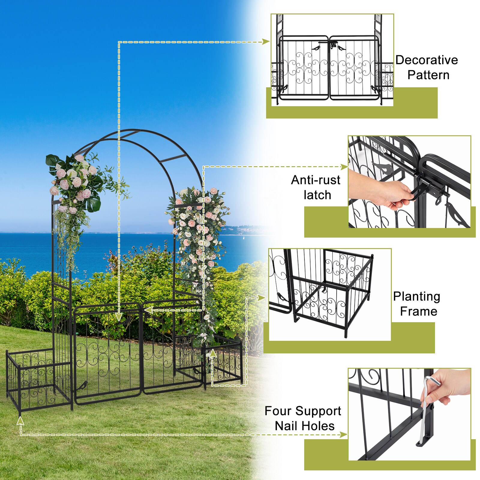 Outopee LO1G61000112 Garden-Arbor - View #3