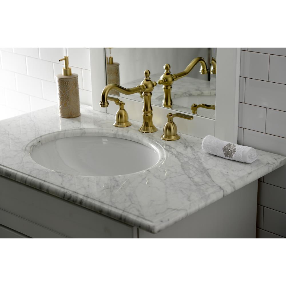 Whitaker 8 inch Widespread 2-Handle Bathroom Faucet in Antique Brass