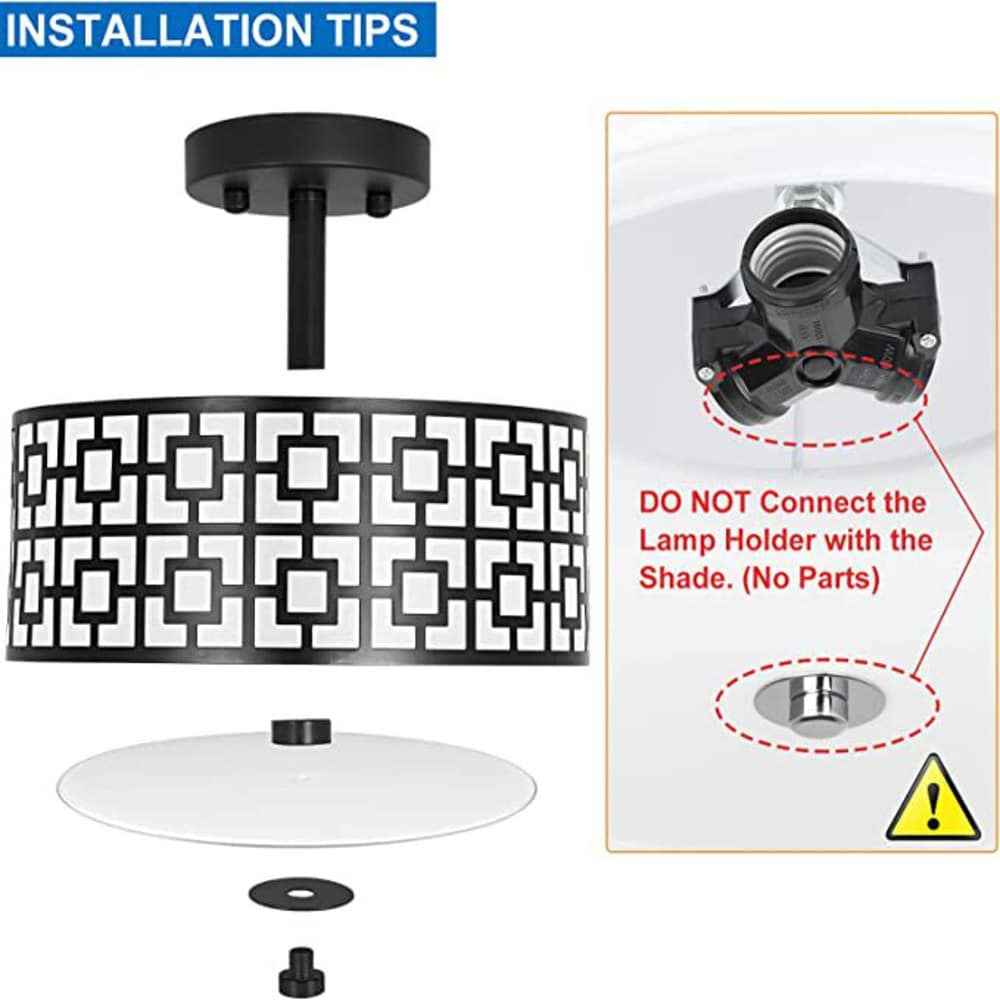 Depuley WSCL30-B Ceiling-Light-Mounts - View #4